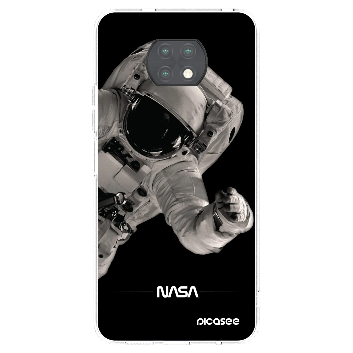 Picasee husă transparentă din silicon pentru Xiaomi Redmi Note 9T - Astronaut Big