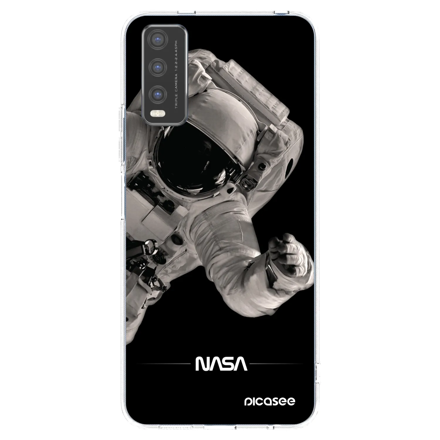 Picasee husă transparentă din silicon pentru Vivo Y20s - Astronaut Big