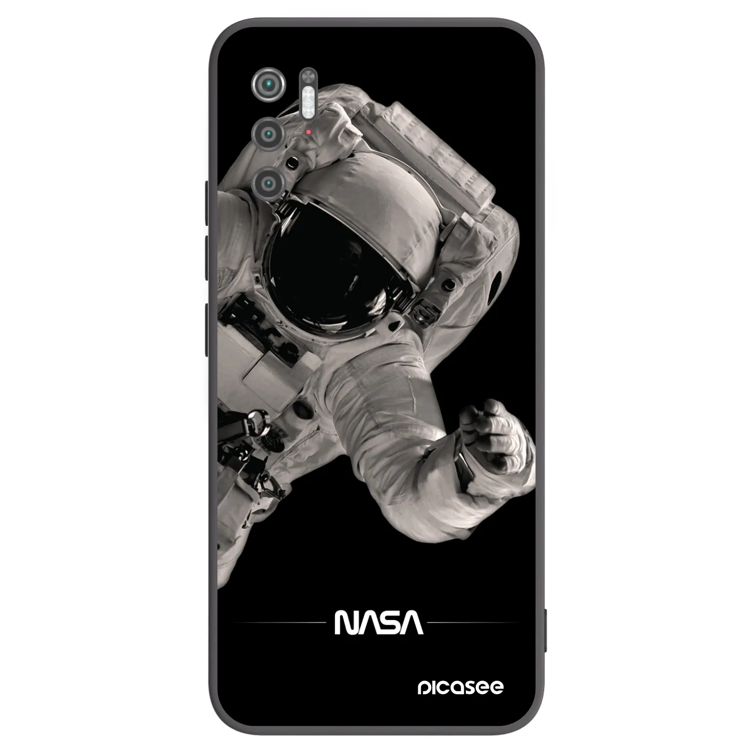 Picasee husă neagră din silicon pentru Xiaomi Poco M3 Pro 5G - Astronaut Big