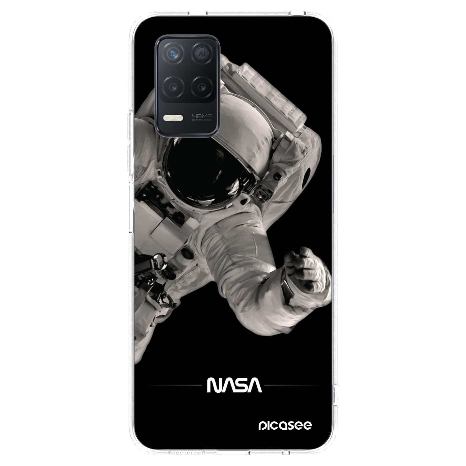 Picasee husă transparentă din silicon pentru Realme 8 5G - Astronaut Big