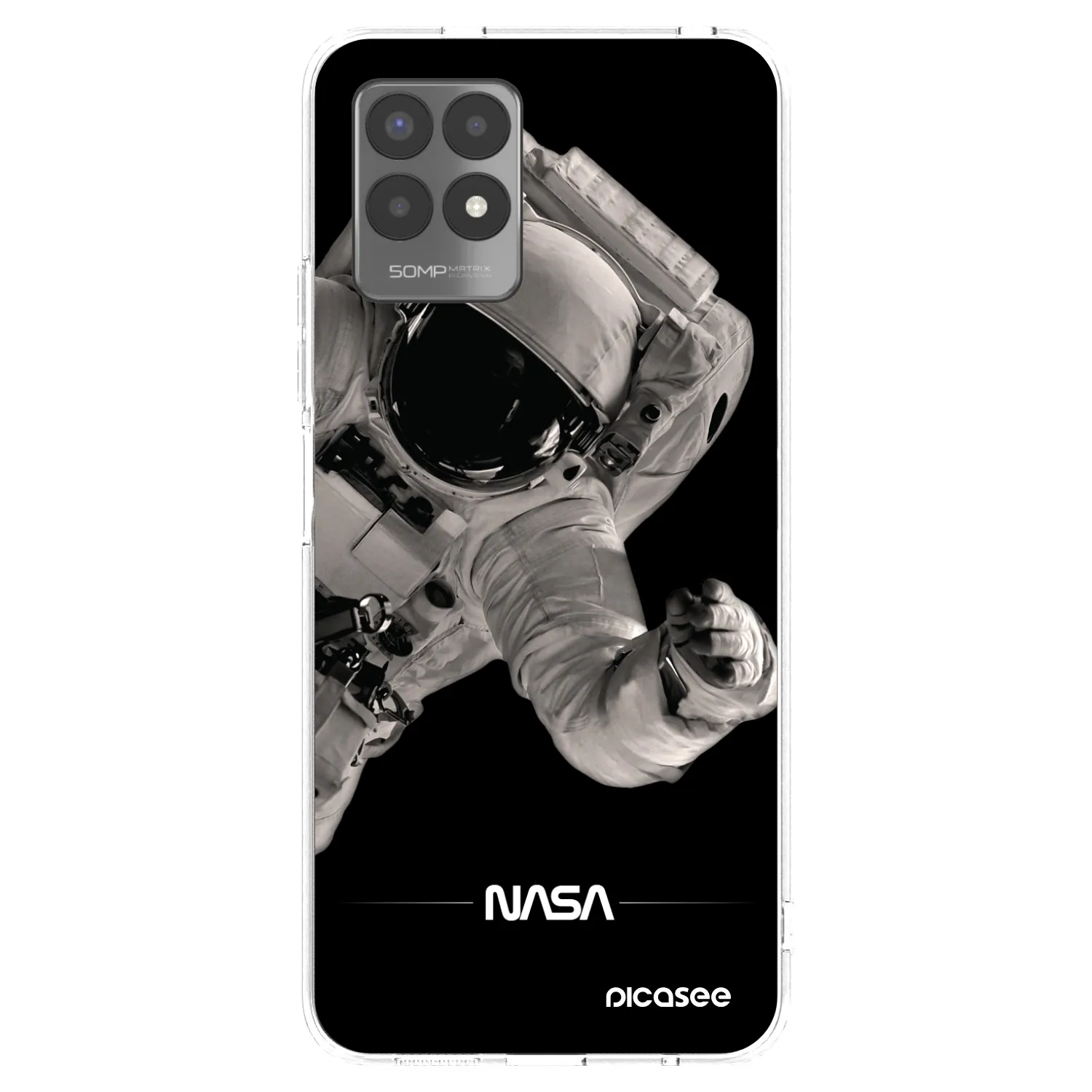 Picasee husă transparentă din silicon pentru Realme 8i - Astronaut Big