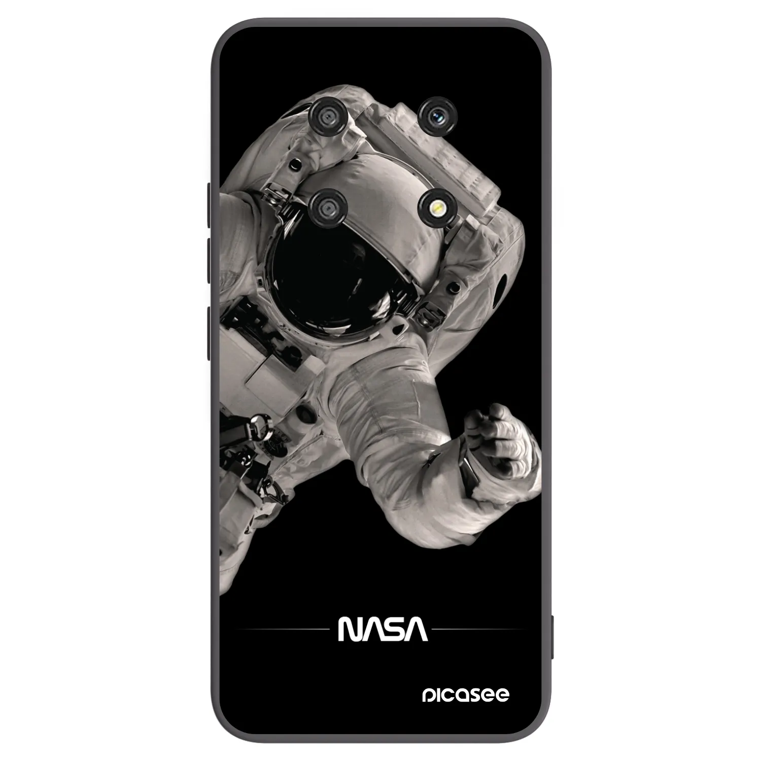 Picasee husă neagră din silicon pentru Honor Magic4 Lite 5G - Astronaut Big