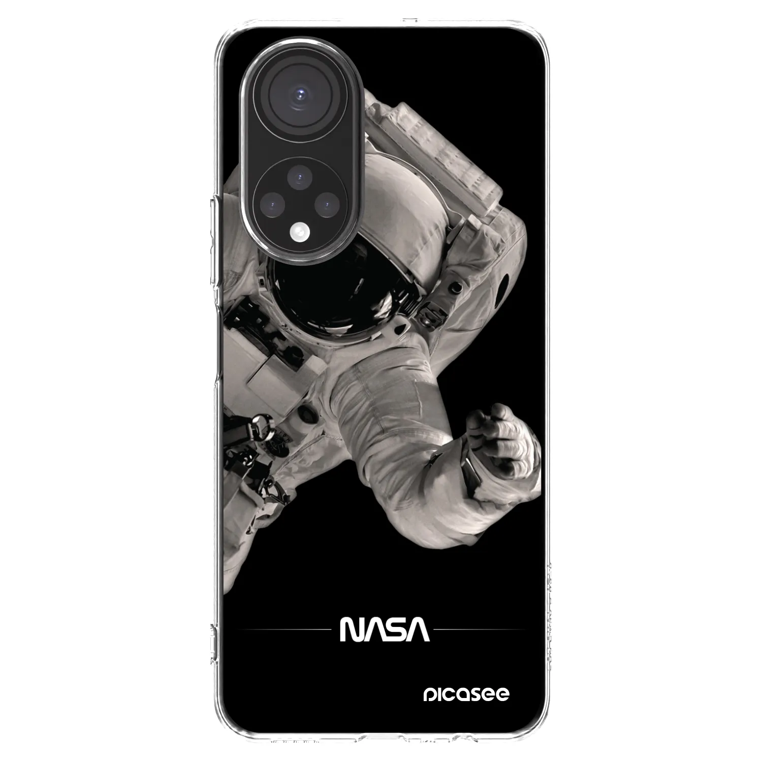 Picasee husă transparentă din silicon pentru Honor X7 - Astronaut Big