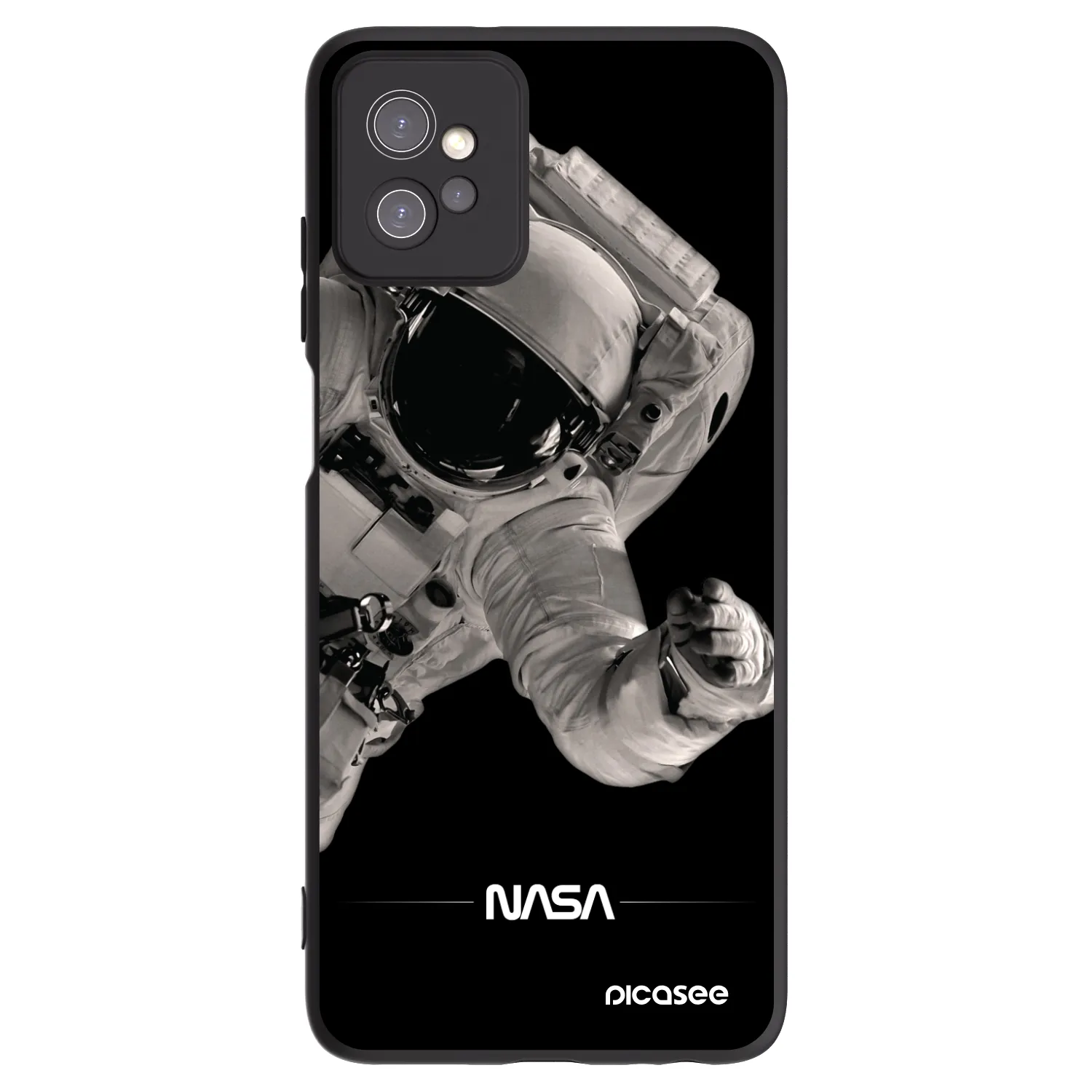 Picasee husă neagră din silicon pentru Motorola Moto G32 - Astronaut Big