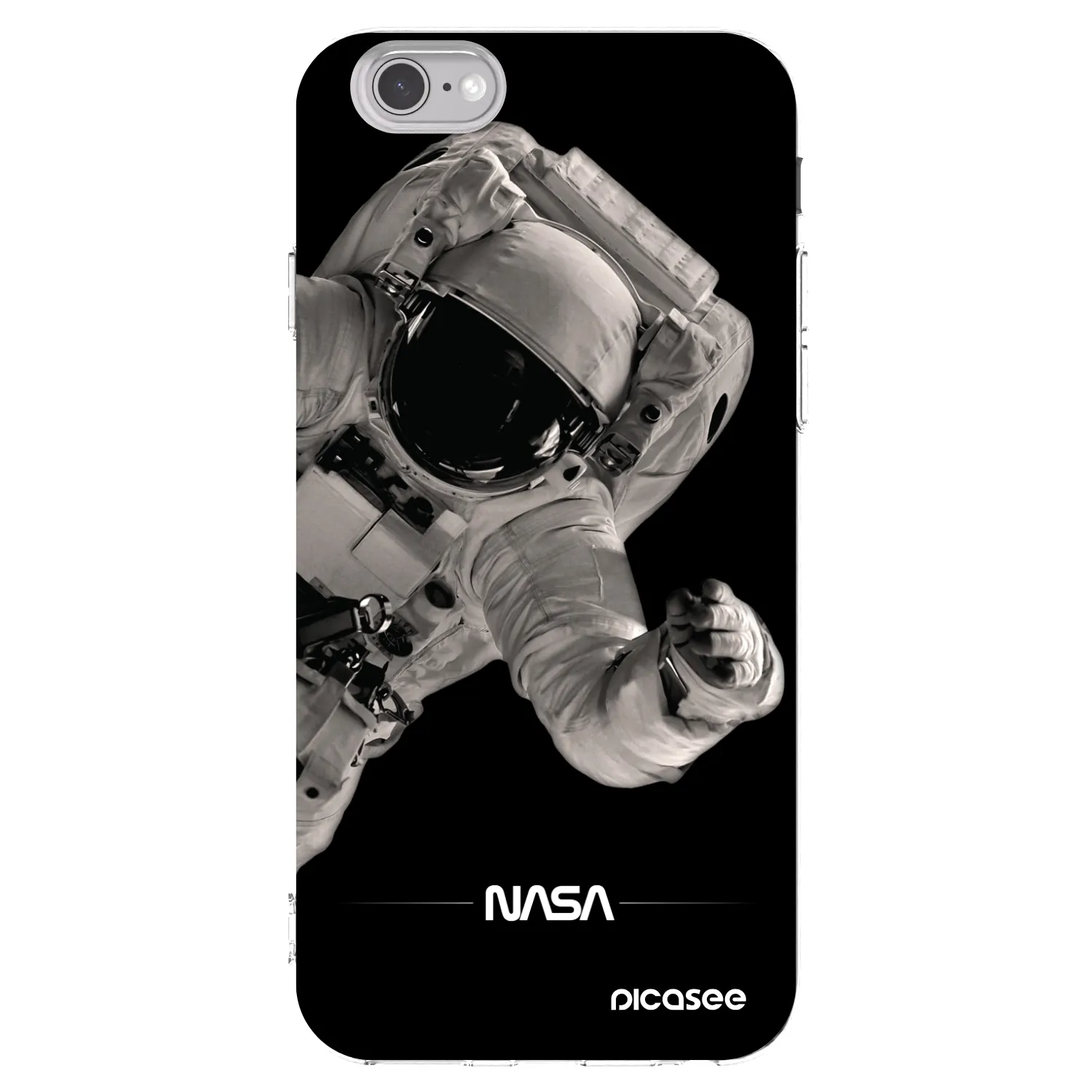 Picasee husă transparentă din silicon pentru Apple iPhone 6/6S - Astronaut Big