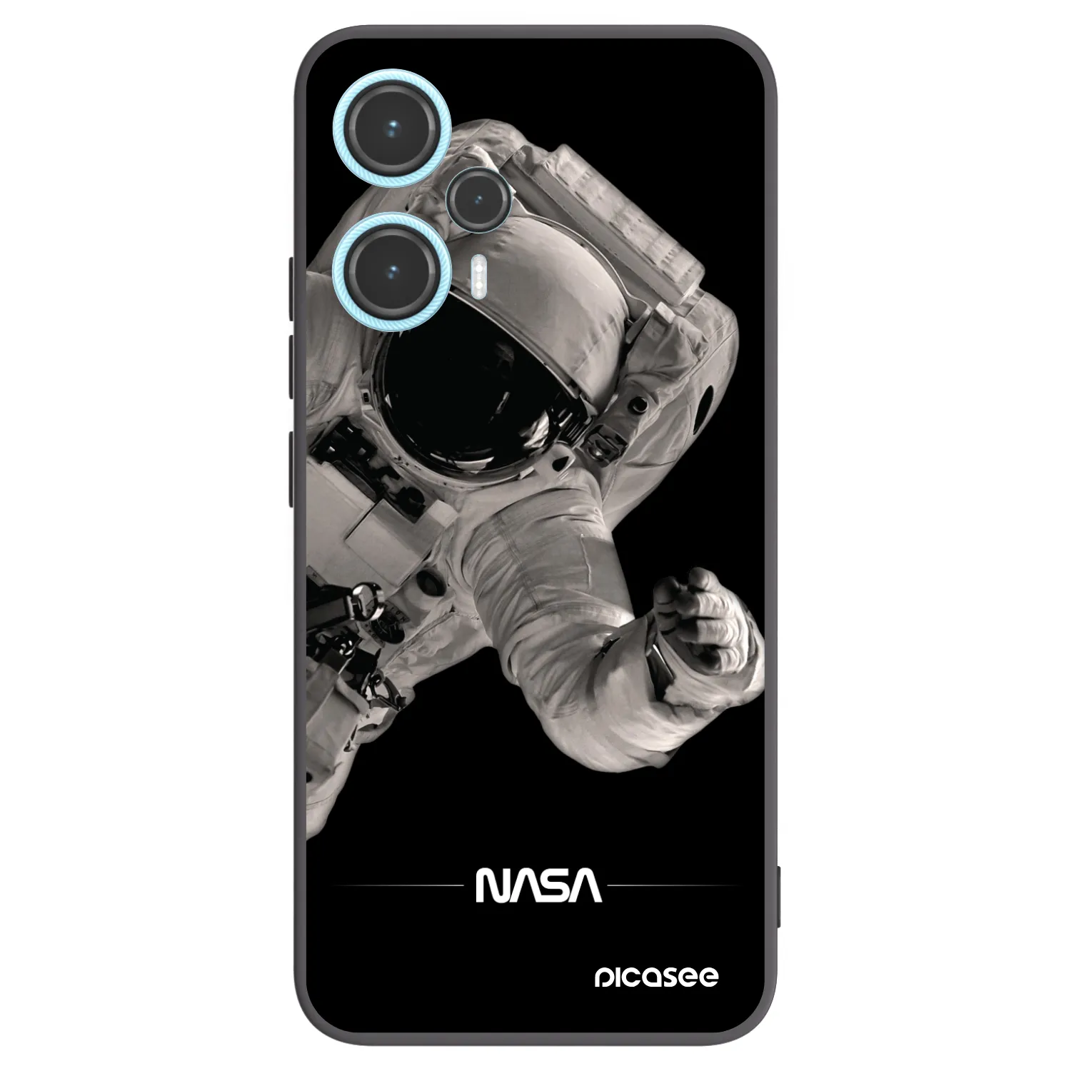 Picasee husă neagră din silicon pentru Xiaomi Poco F5 - Astronaut Big