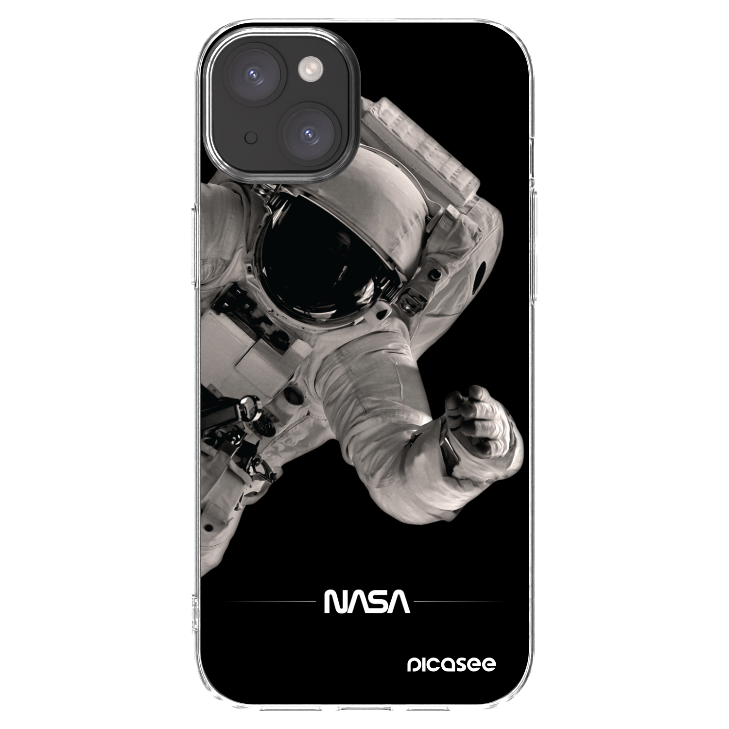 Picasee husă transparentă din silicon pentru Apple iPhone 15 Plus - Astronaut Big