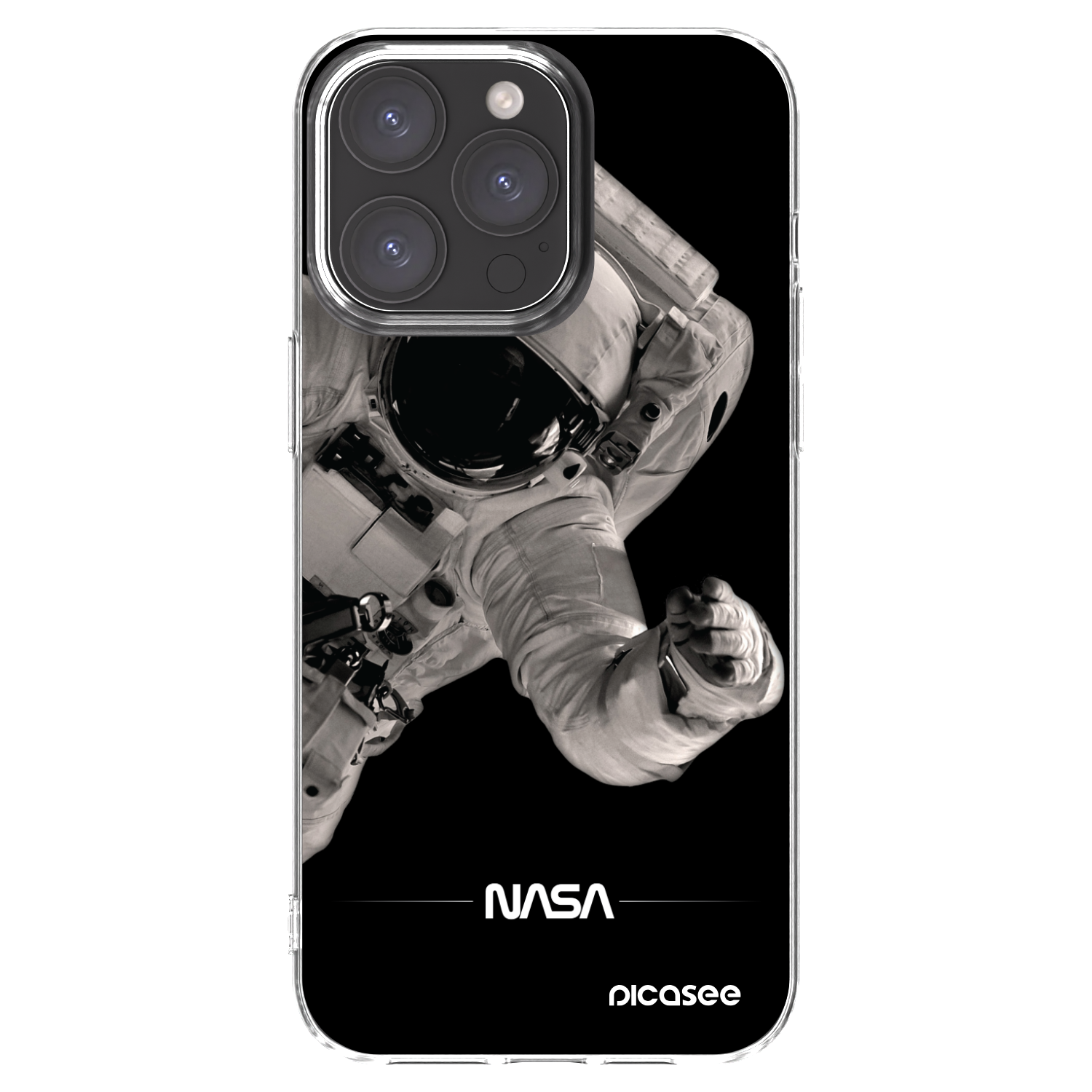 Picasee husă transparentă din silicon pentru Apple iPhone 15 Pro Max - Astronaut Big