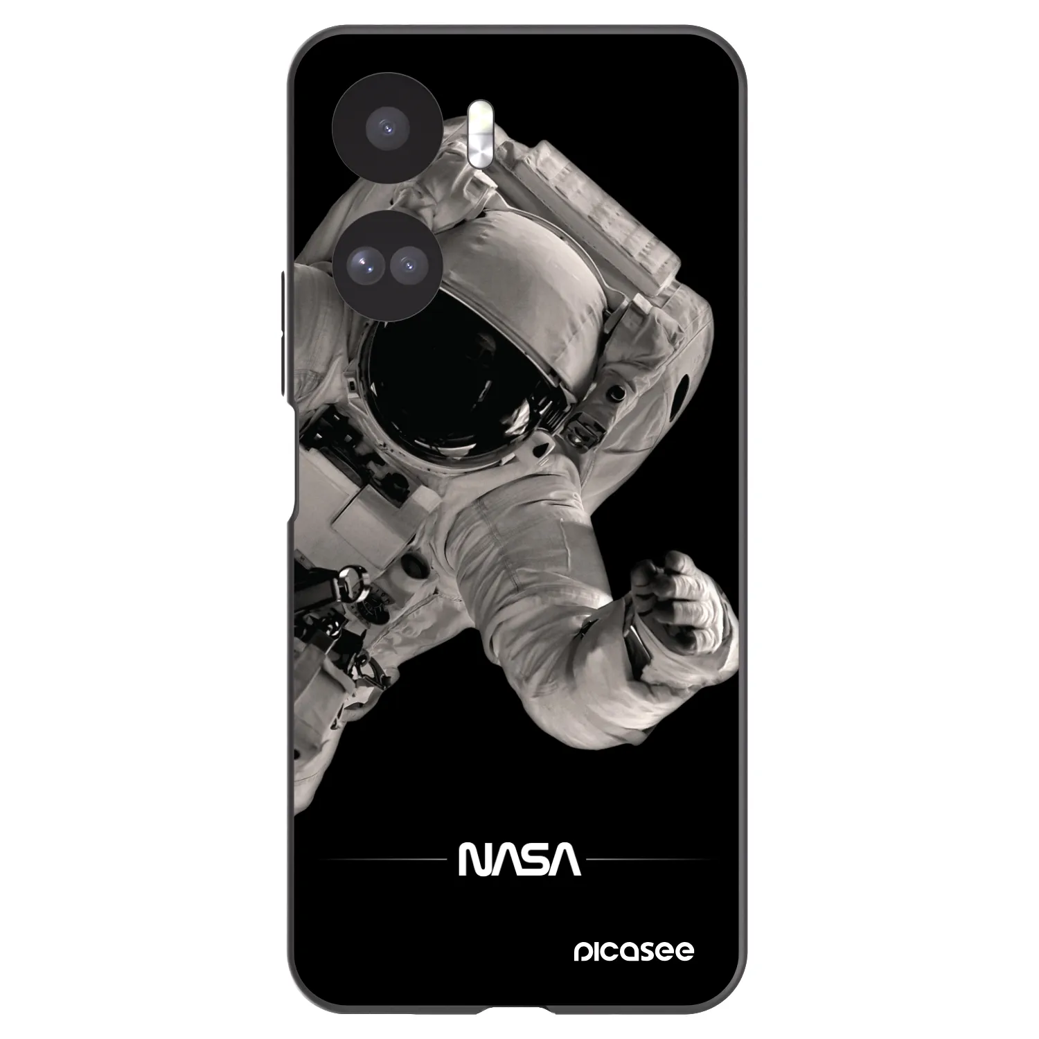 Picasee husă neagră din silicon pentru Honor 90 Lite 5G - Astronaut Big