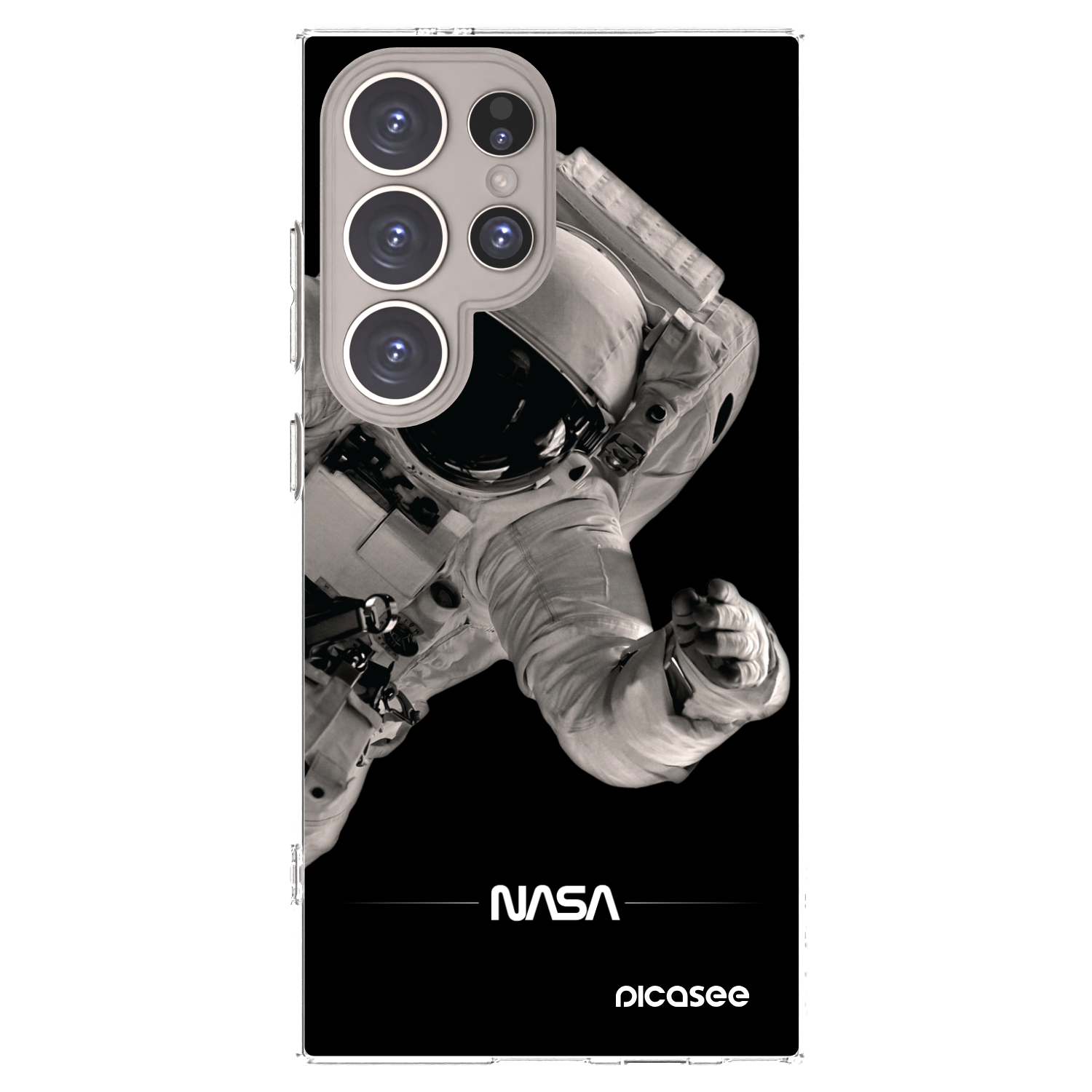 Picasee husă transparentă din silicon pentru Samsung Galaxy S24 Ultra S928B 5G - Astronaut Big