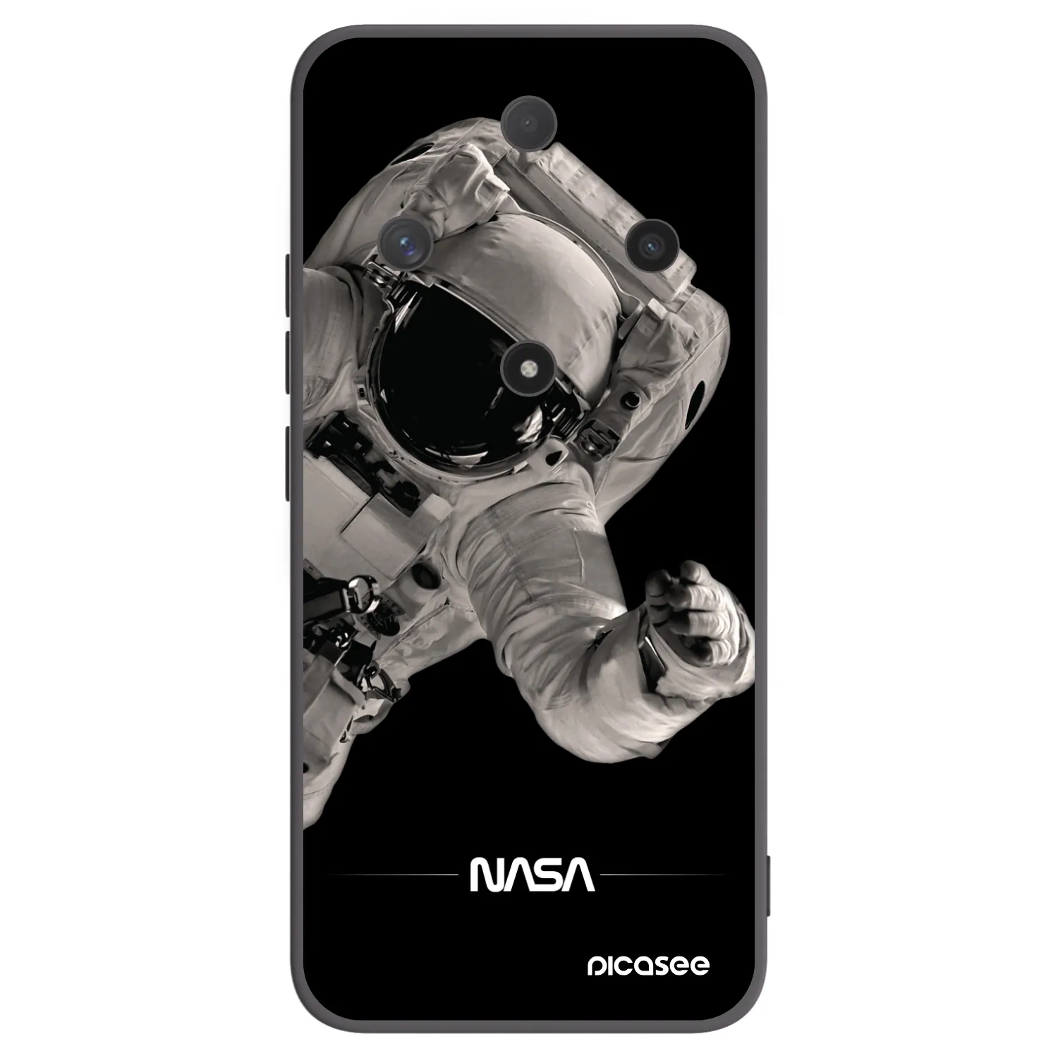 Picasee husă neagră din silicon pentru Honor Magic6 Lite 5G - Astronaut Big