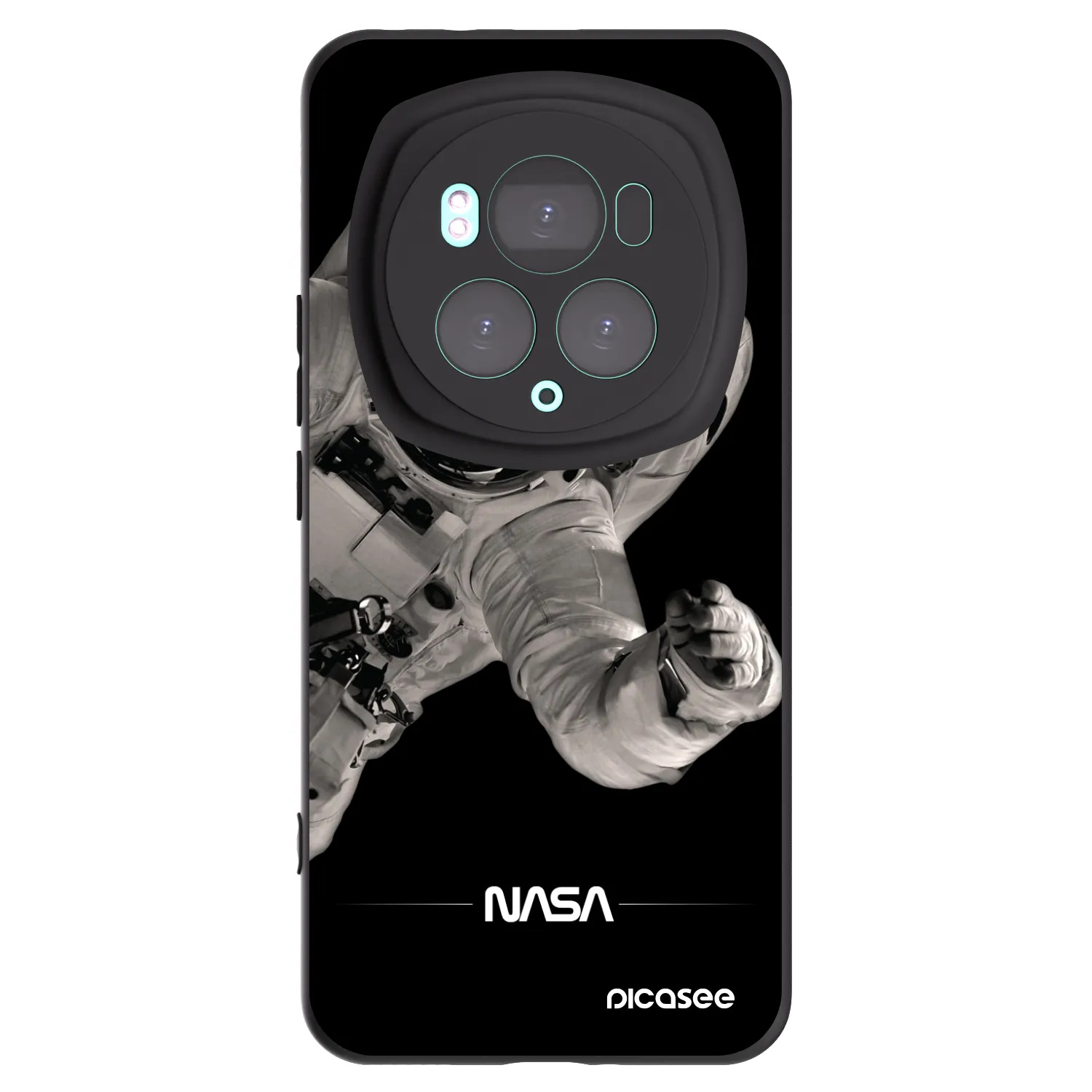 Picasee husă neagră din silicon pentru Honor Magic6 Pro - Astronaut Big