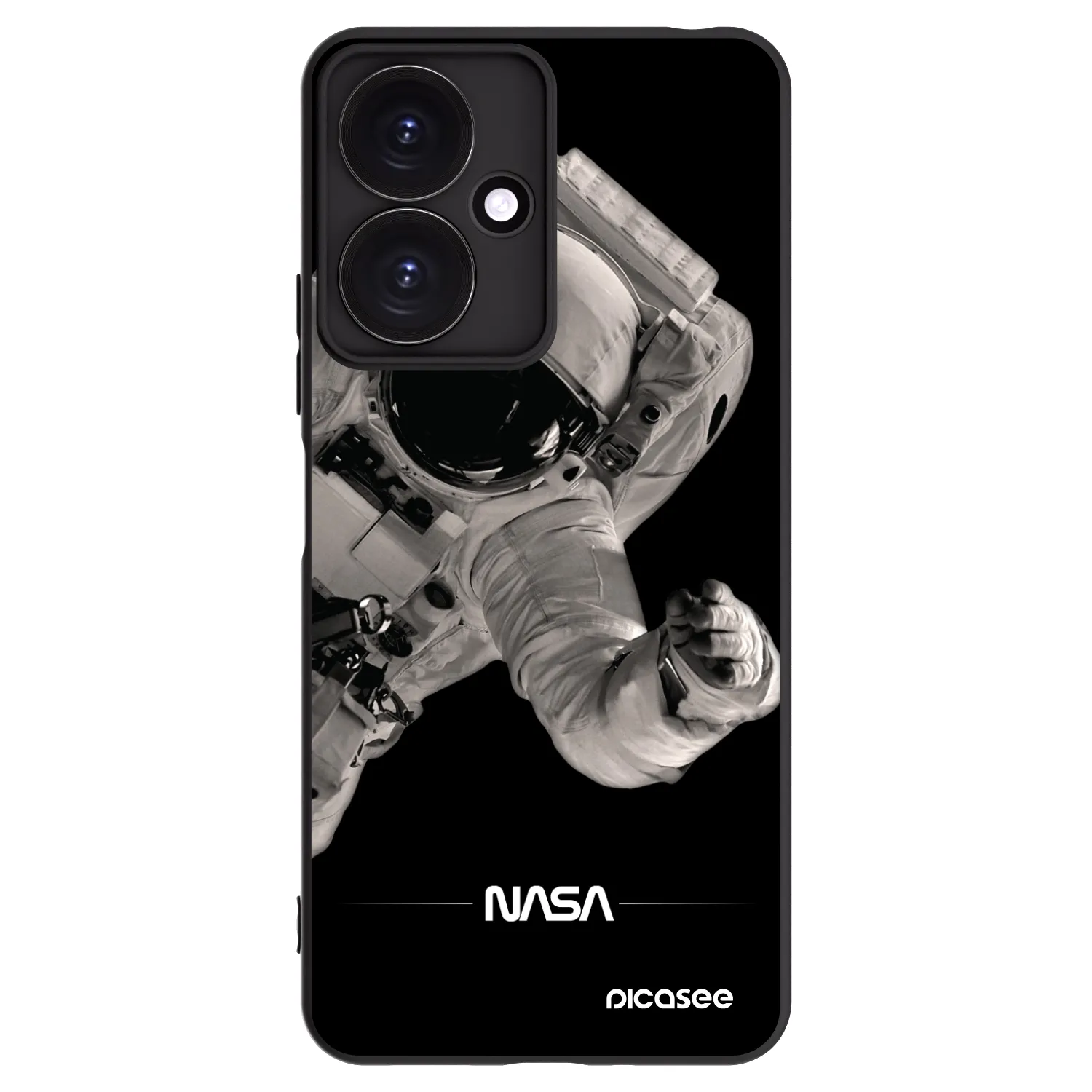Picasee husă neagră din silicon pentru Xiaomi Redmi 13C 5G - Astronaut Big
