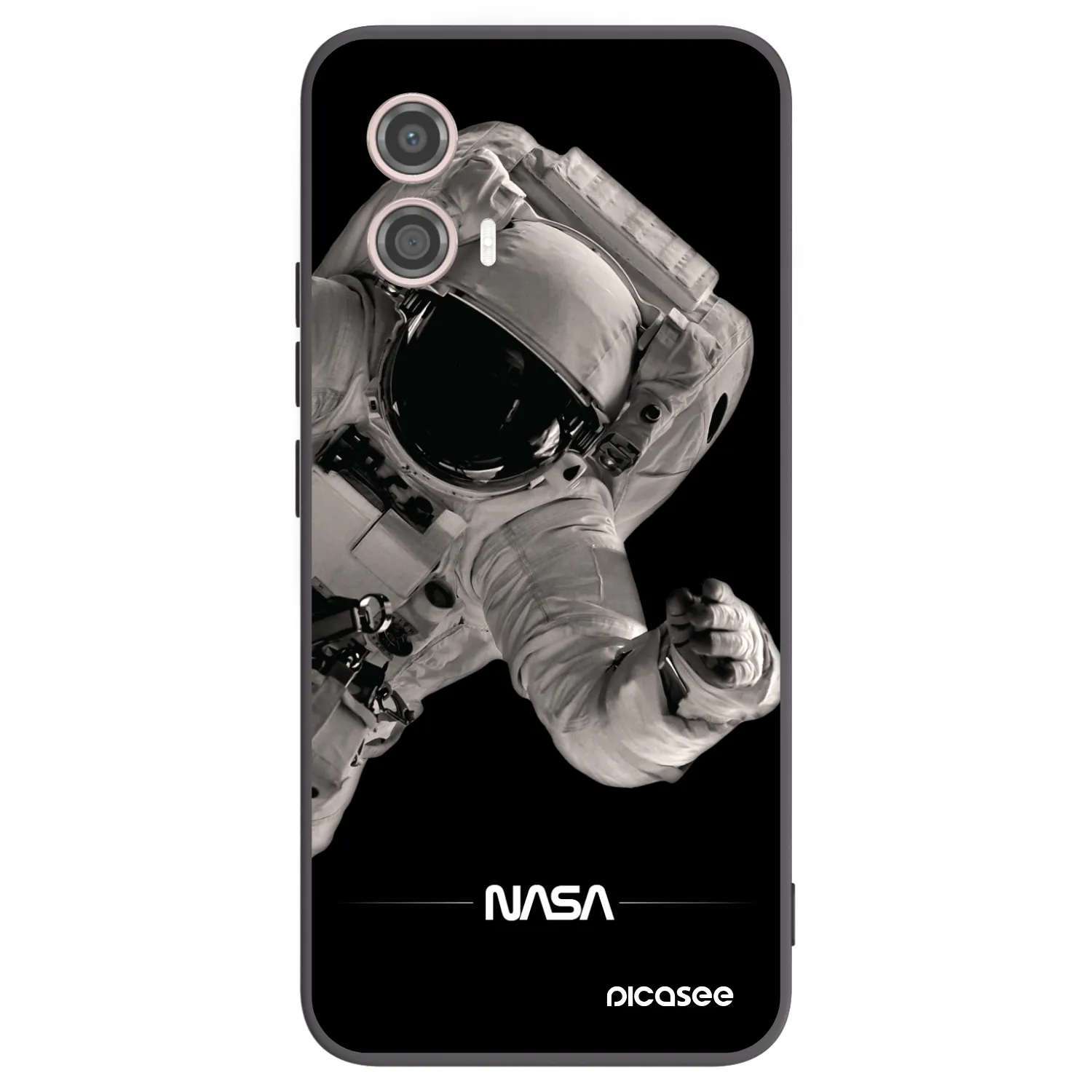 Picasee husă neagră din silicon pentru Motorola Moto G53 5G - Astronaut Big