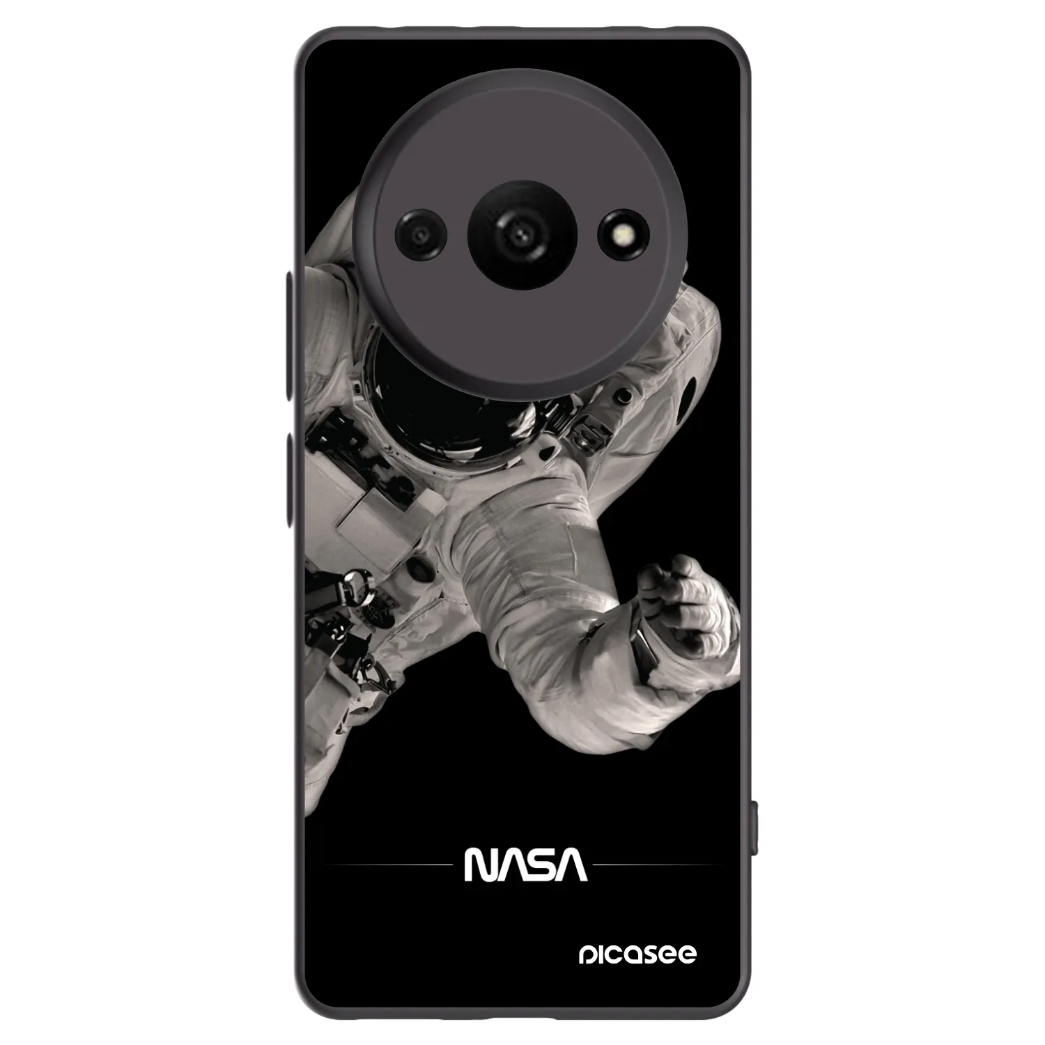 Picasee husă neagră din silicon pentru Xiaomi Redmi A3 - Astronaut Big