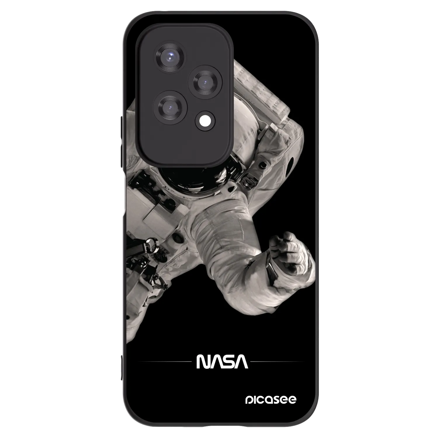 Picasee husă neagră din silicon pentru Honor 200 Lite - Astronaut Big