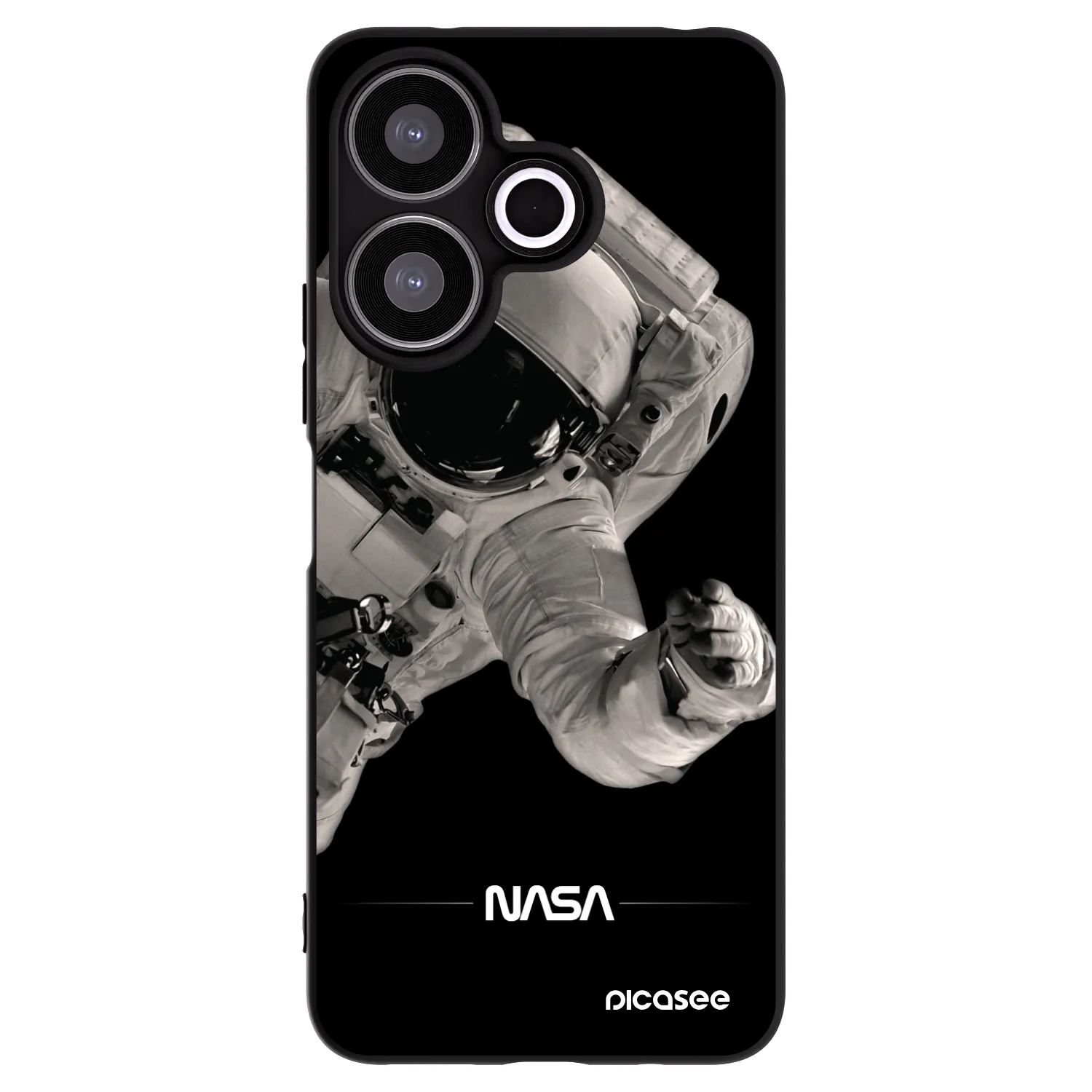 Picasee husă neagră din silicon pentru Xiaomi Redmi 13 4G - Astronaut Big