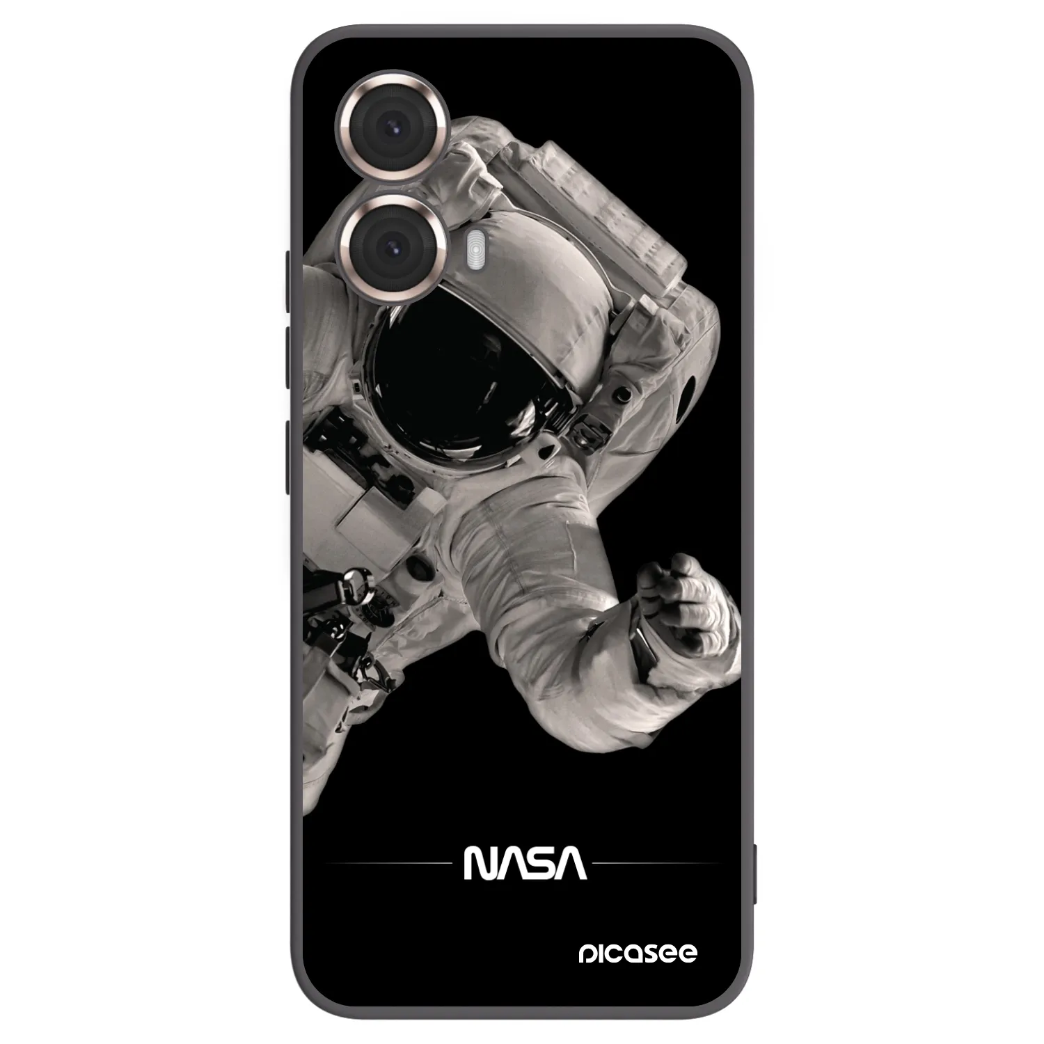 Picasee husă neagră din silicon pentru Motorola Moto G85 - Astronaut Big