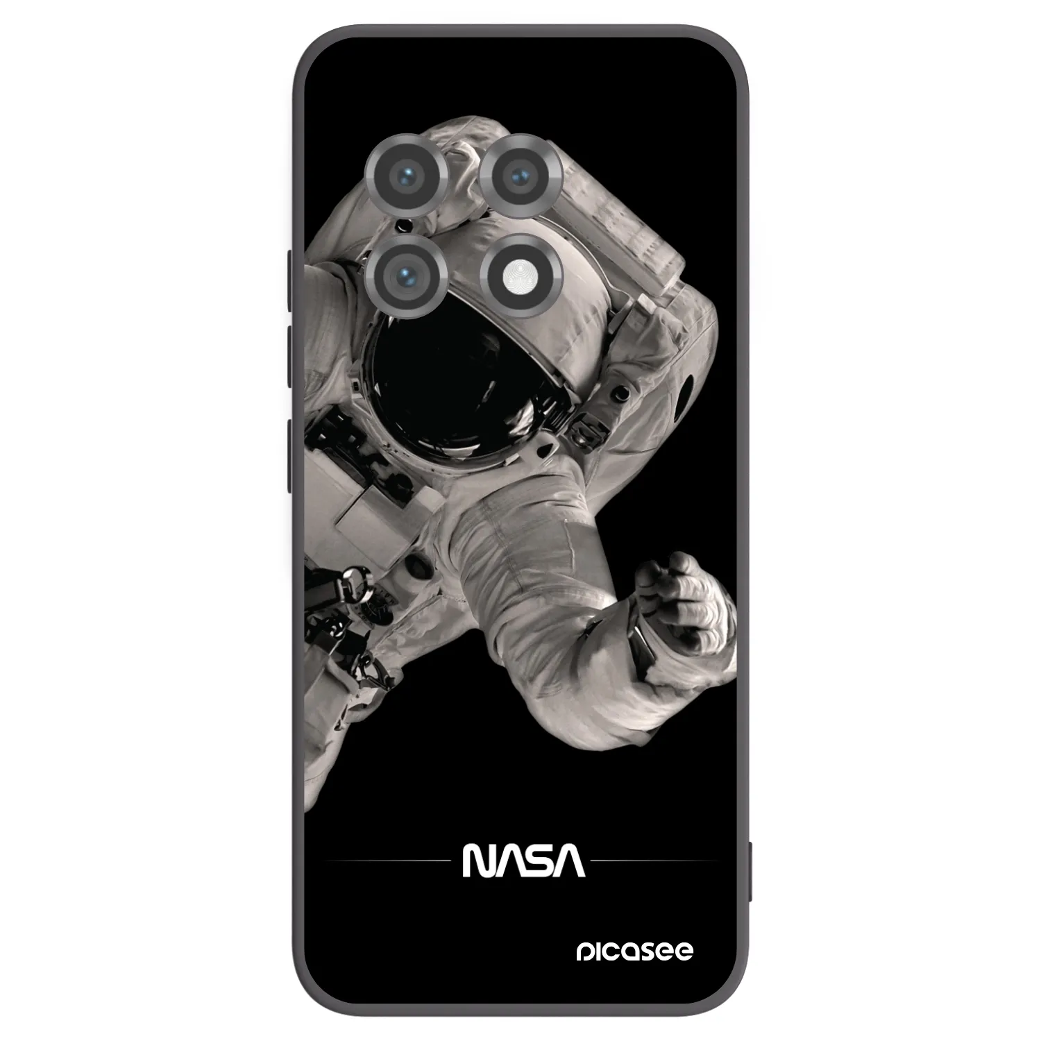 Picasee husă neagră din silicon pentru OnePlus 11 5G - Astronaut Big