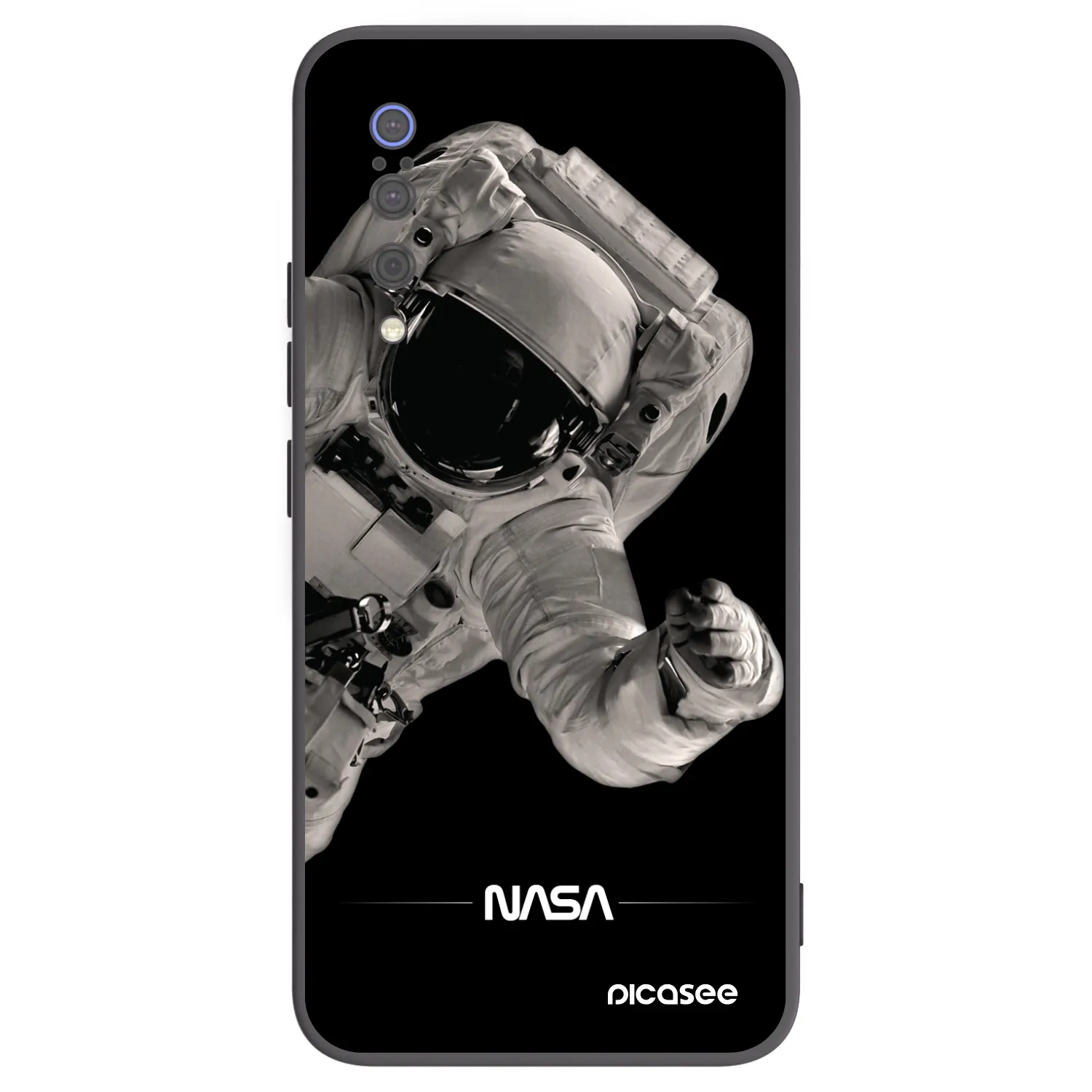 Picasee husă neagră din silicon pentru Xiaomi Mi 9 - Astronaut Big