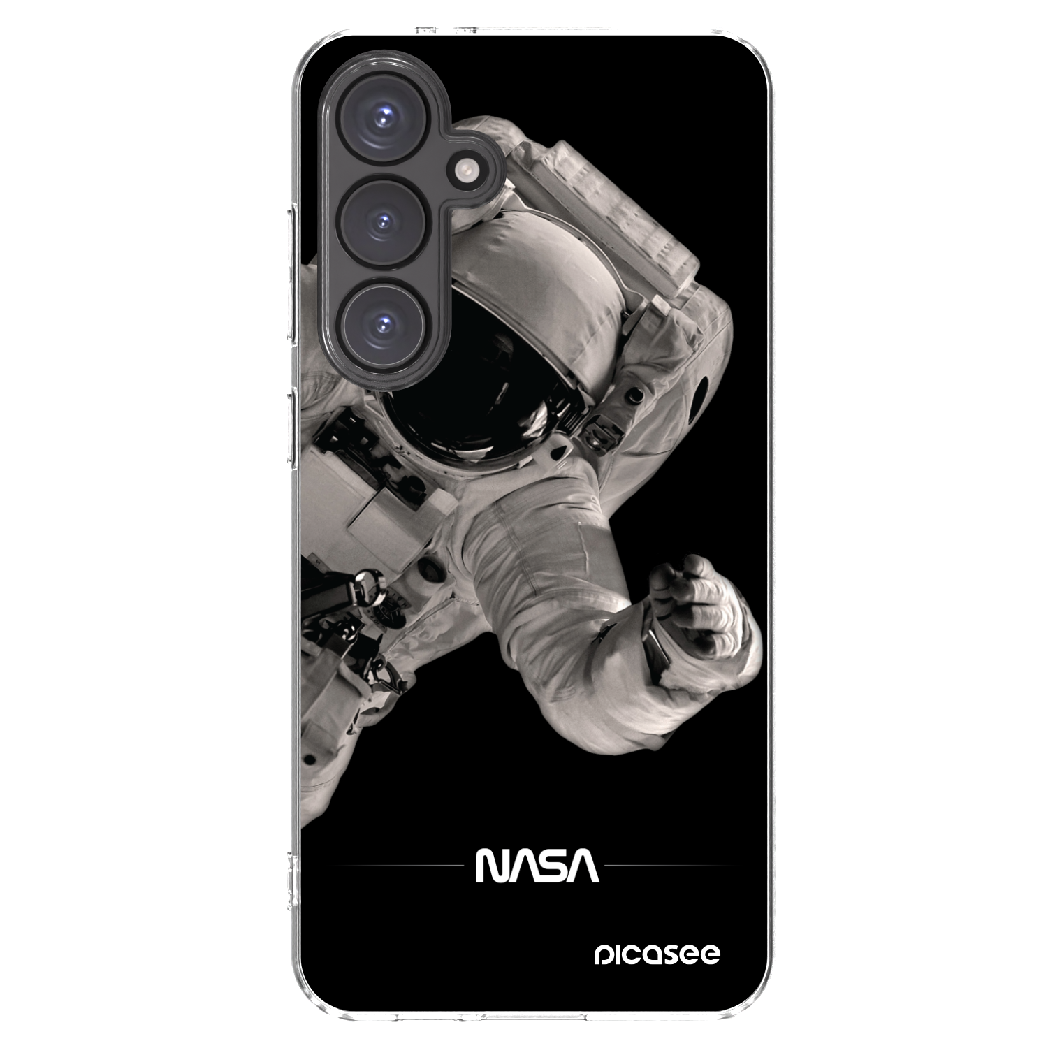 Picasee husă transparentă din silicon pentru Samsung Galaxy S24 FE S721B - Astronaut Big