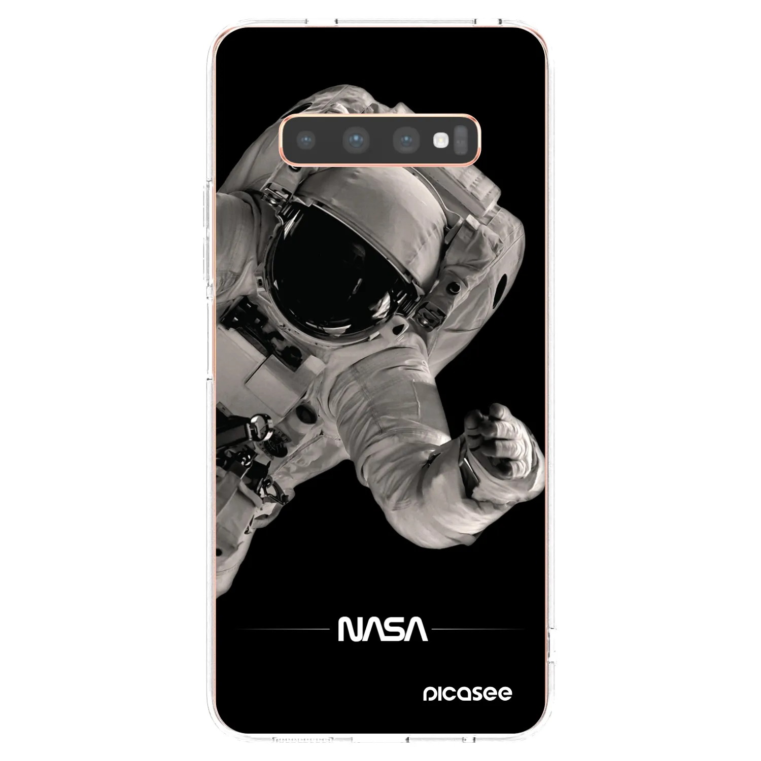 Picasee husă transparentă din silicon pentru Samsung Galaxy S10 Plus G975 - Astronaut Big