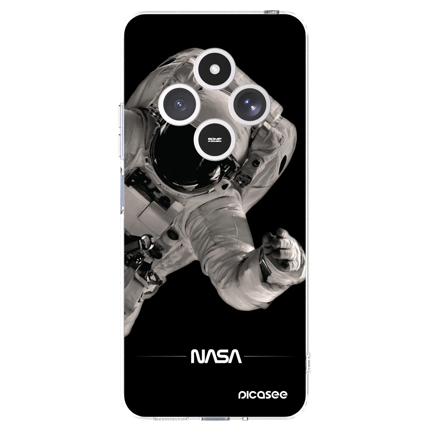 Picasee husă transparentă din silicon pentru Xiaomi Redmi 14C - Astronaut Big