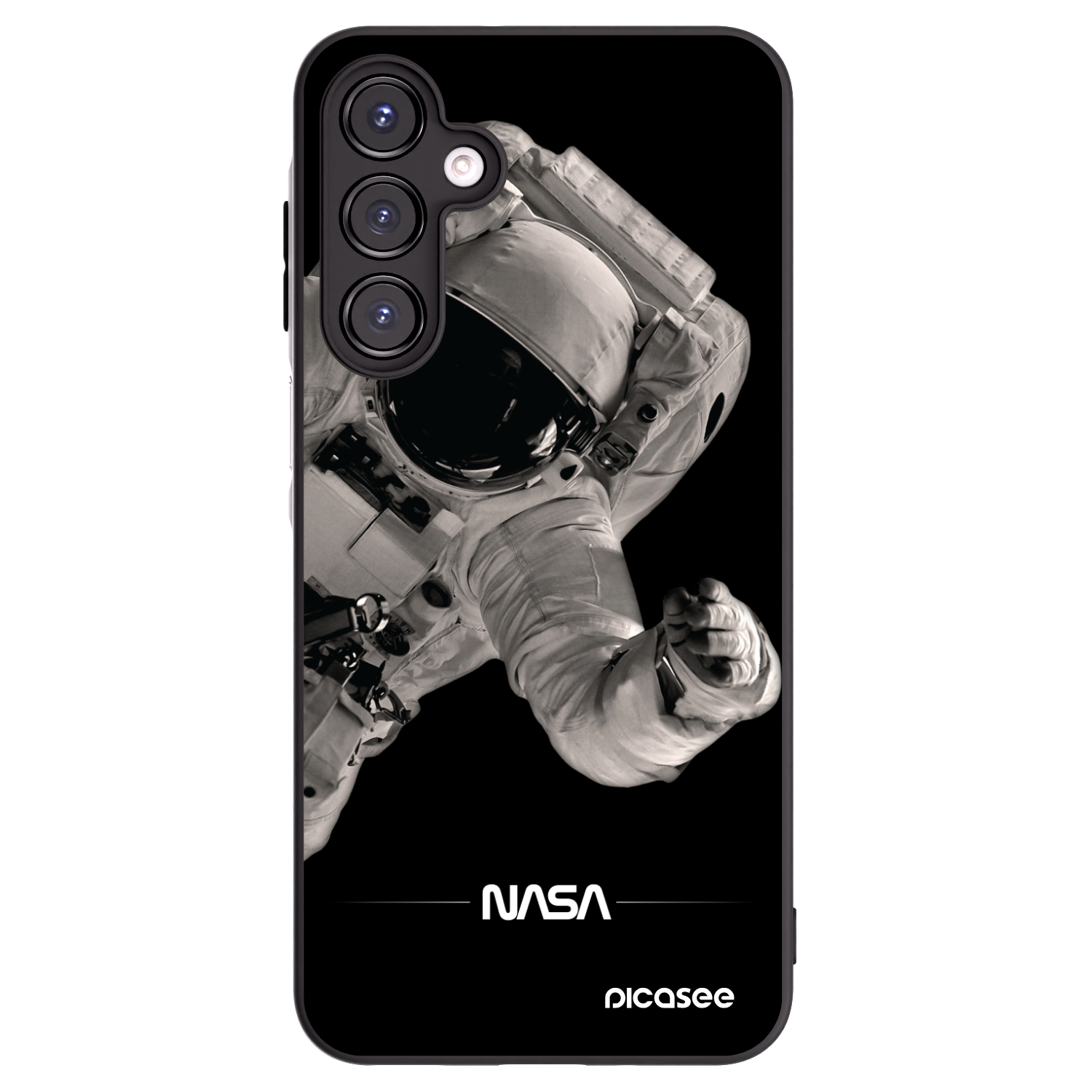 Picasee husă neagră din silicon pentru Samsung Galaxy A16 5G - Astronaut Big