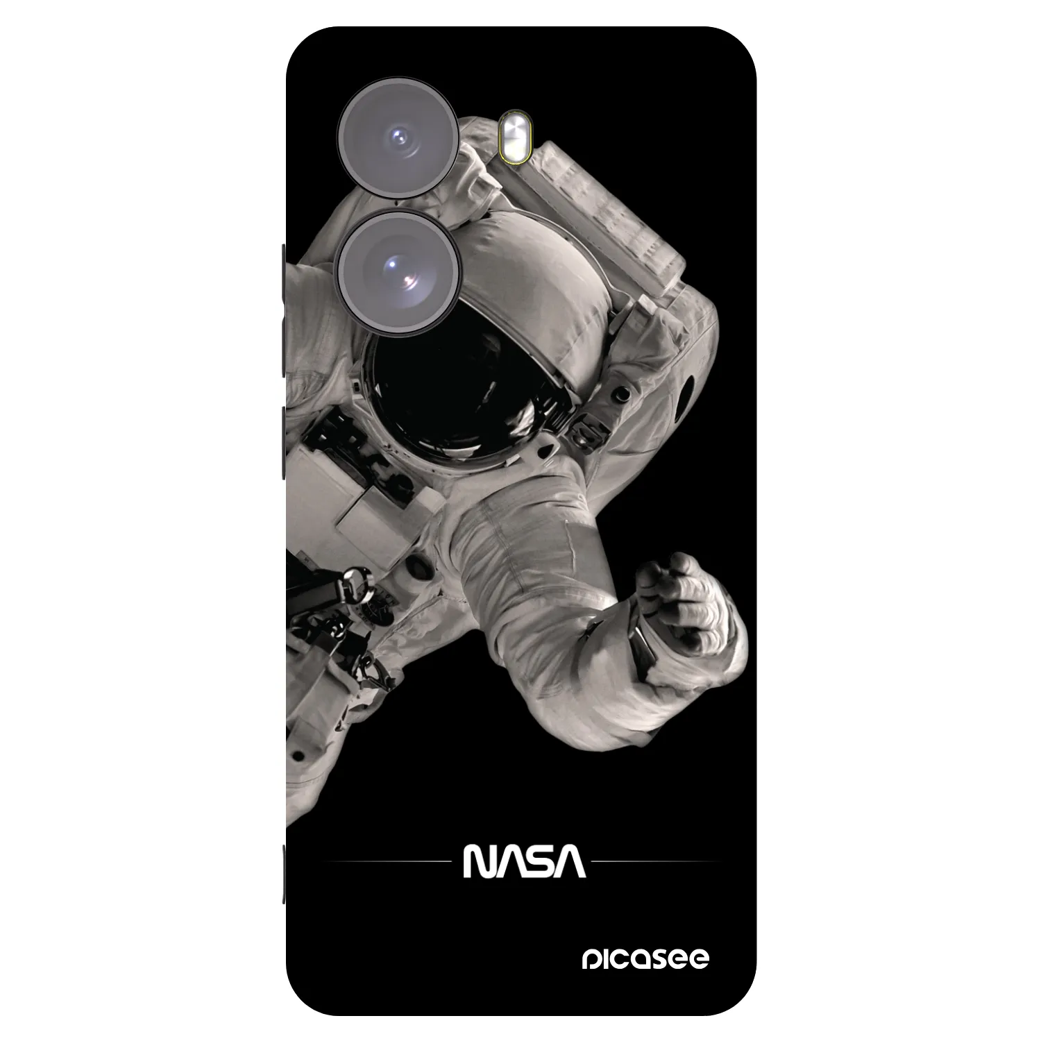 Picasee husă neagră din silicon pentru Xiaomi Poco X7 - Astronaut Big