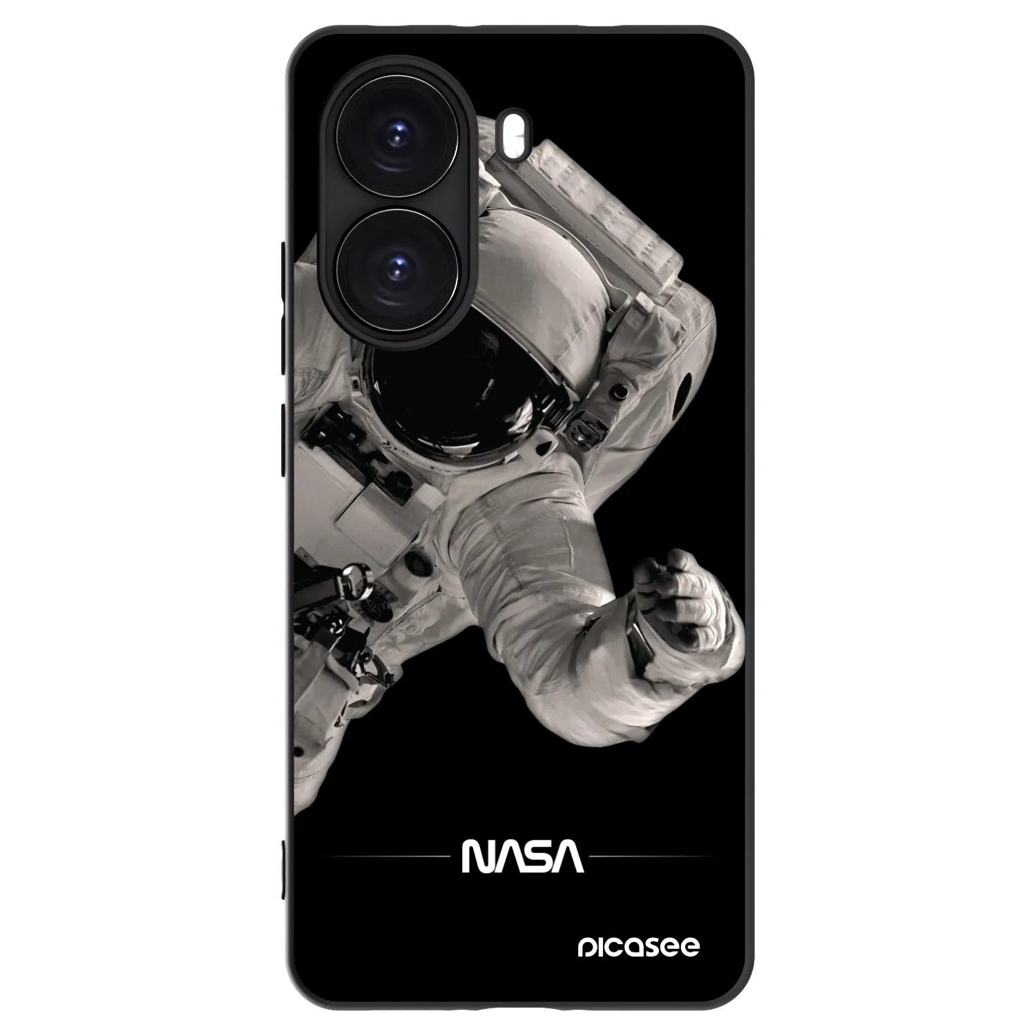 Picasee husă neagră din silicon pentru Xiaomi Poco X7 Pro 5G - Astronaut Big