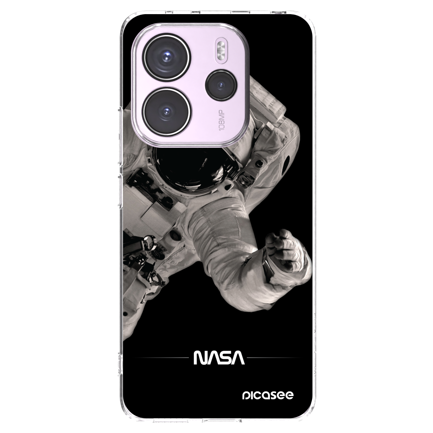 Picasee husă transparentă din silicon pentru Xiaomi Redmi Note 14 4G - Astronaut Big