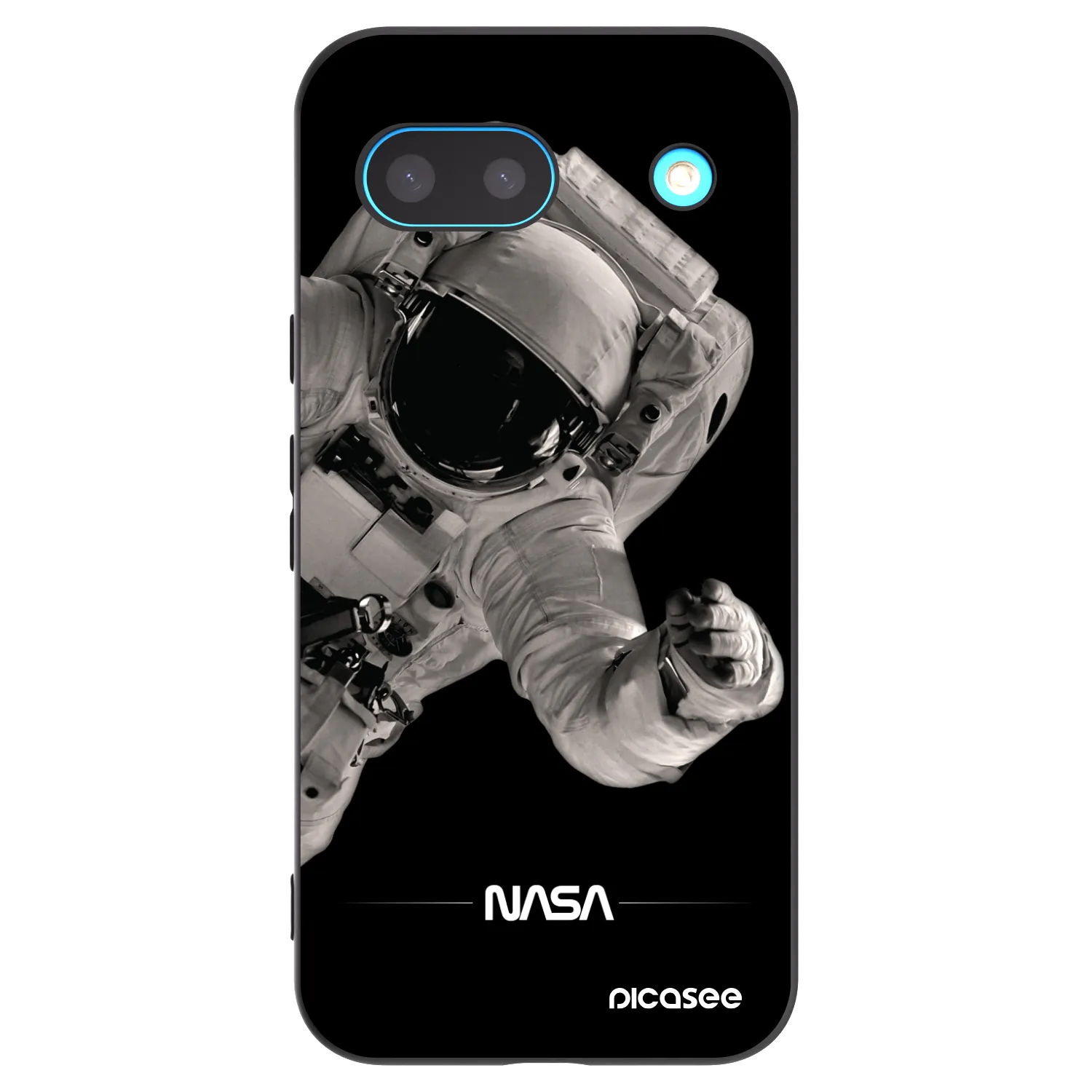 Picasee husă neagră din silicon pentru Google Pixel 8a - Astronaut Big