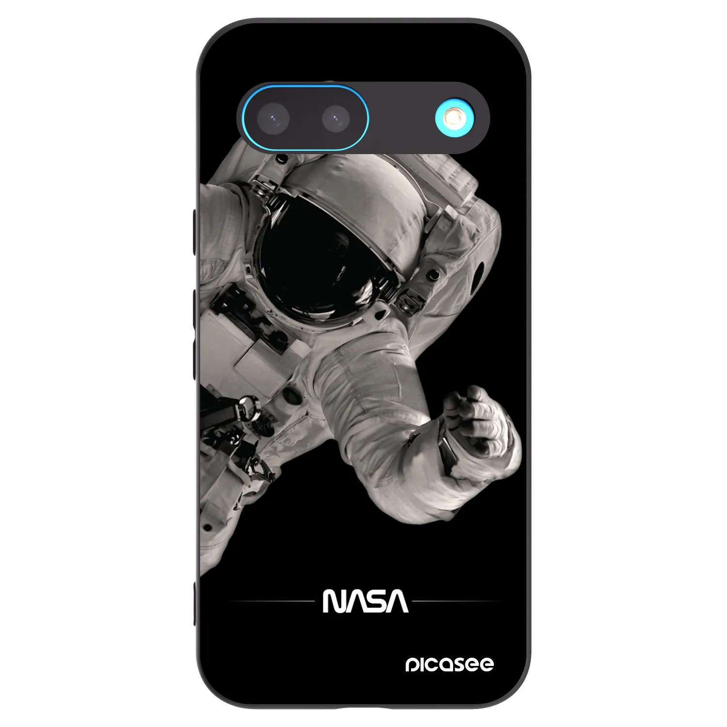 Picasee husă neagră din silicon pentru Google Pixel 8 - Astronaut Big