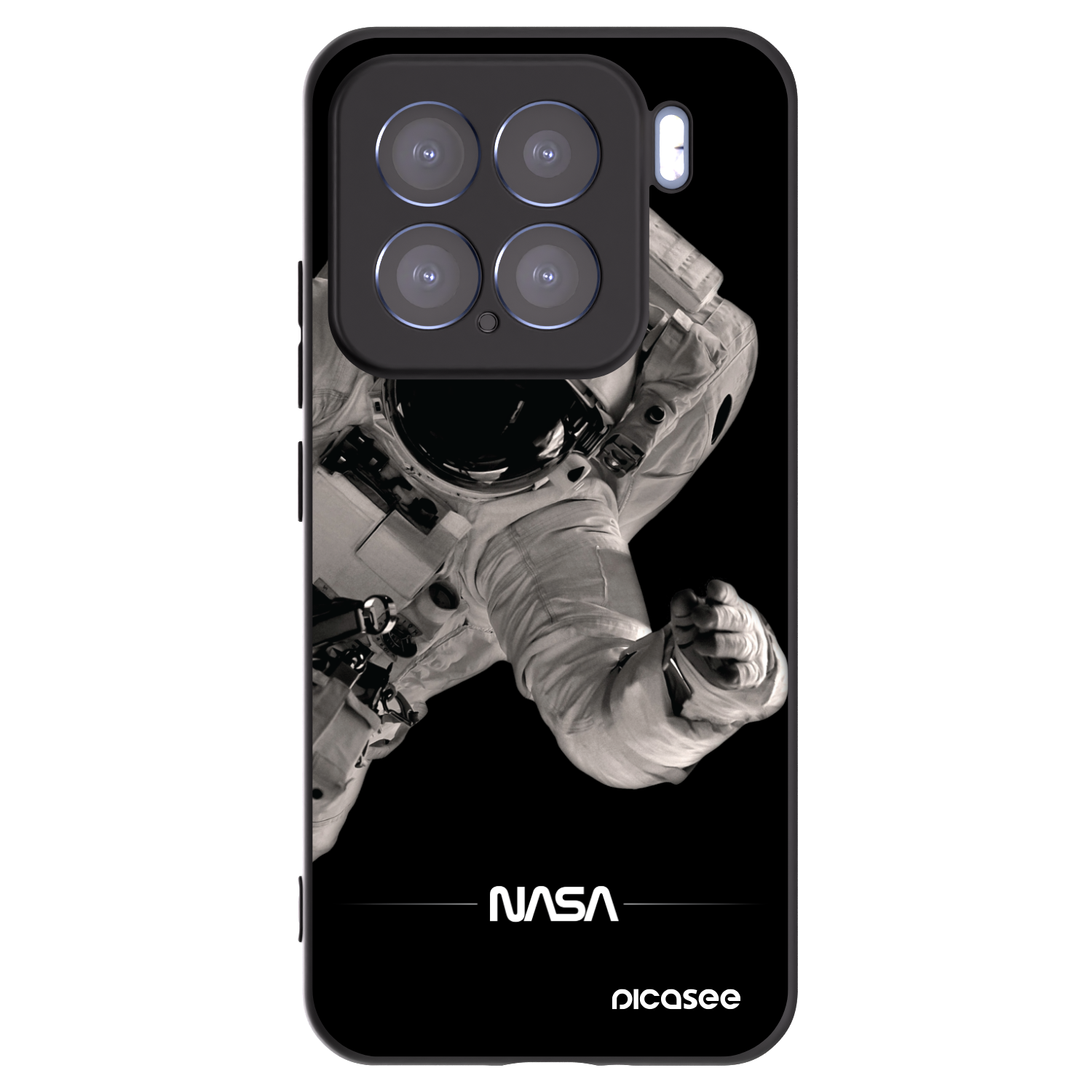 Picasee husă neagră din silicon pentru Xiaomi 15 - Astronaut Big
