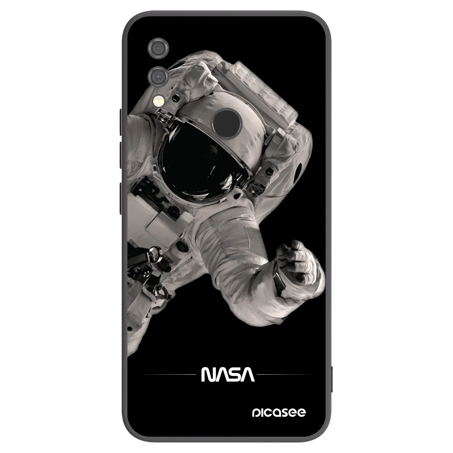 Picasee husă neagră din silicon pentru Xiaomi Redmi Note 7 - Astronaut Big