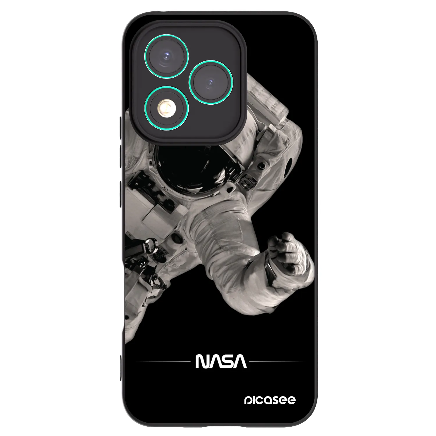 Picasee husă neagră din silicon pentru Honor 400 Lite 5G - Astronaut Big