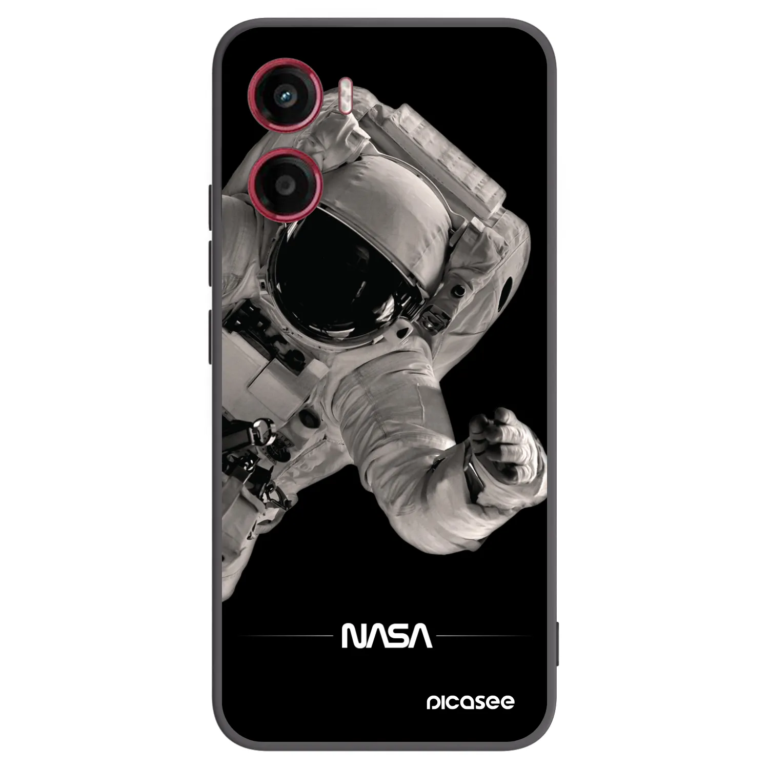 Picasee husă neagră din silicon pentru Motorola Moto G05 - Astronaut Big