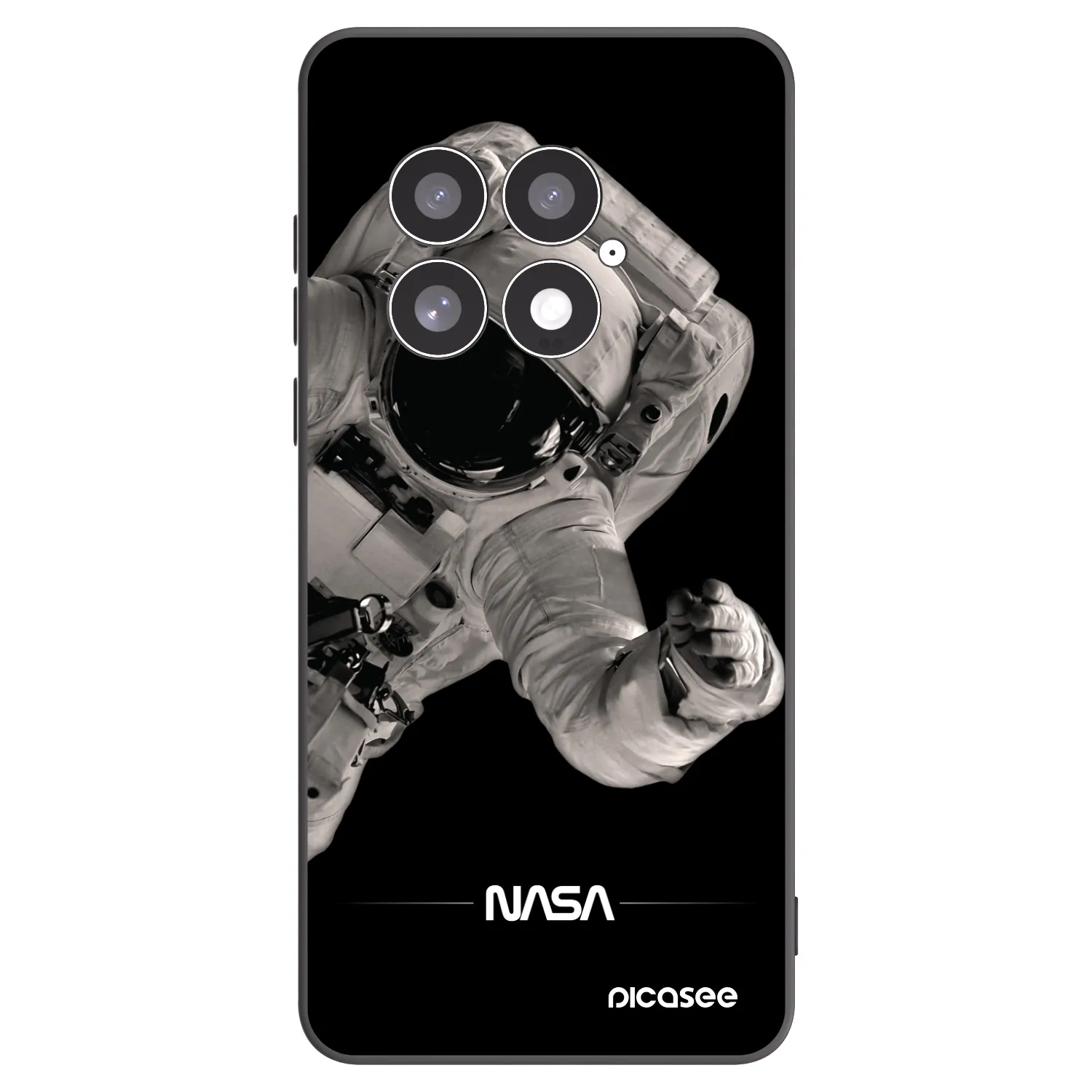 Picasee husă neagră din silicon pentru OnePlus 13 5G - Astronaut Big