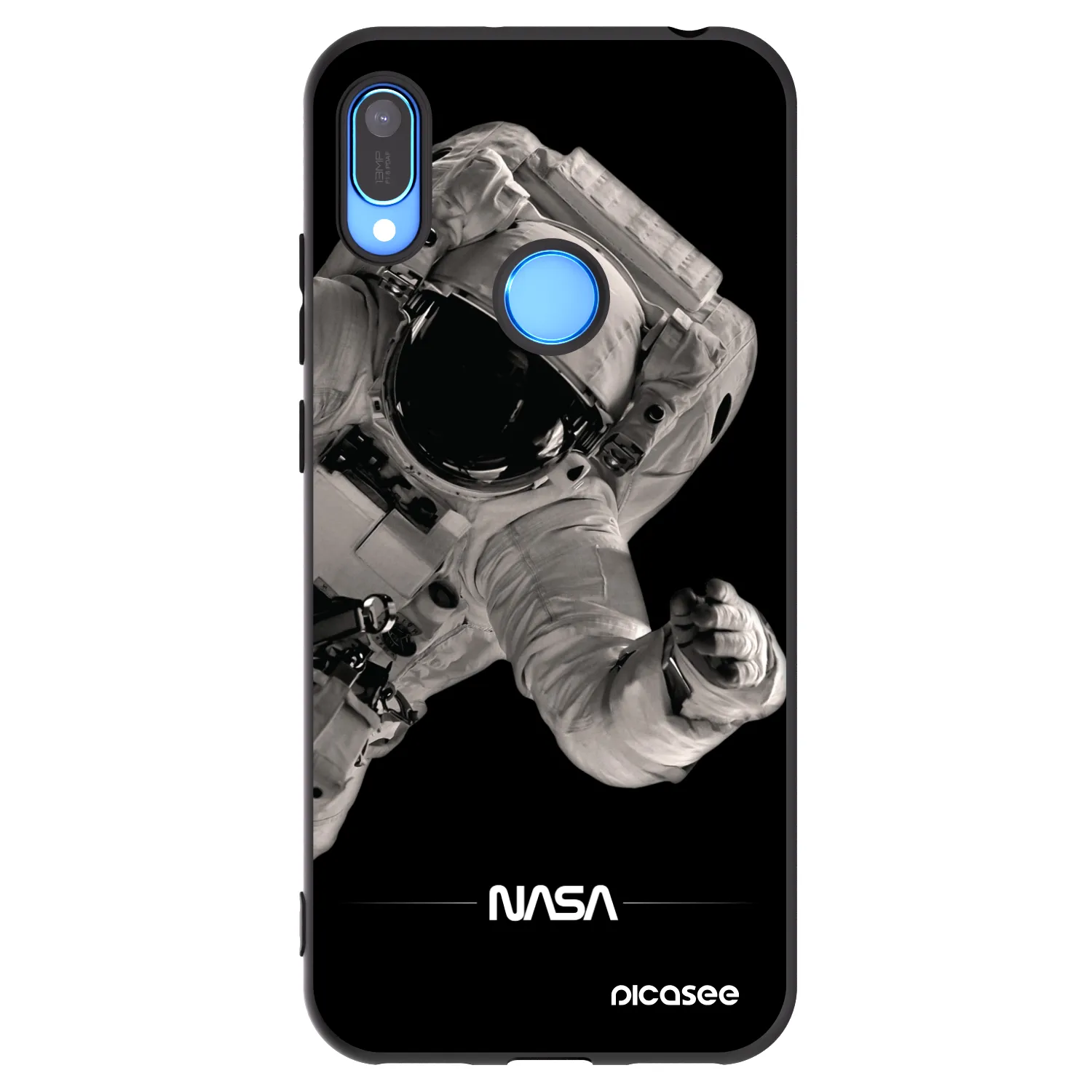 Picasee husă neagră din silicon pentru Huawei Y6 2019 - Astronaut Big