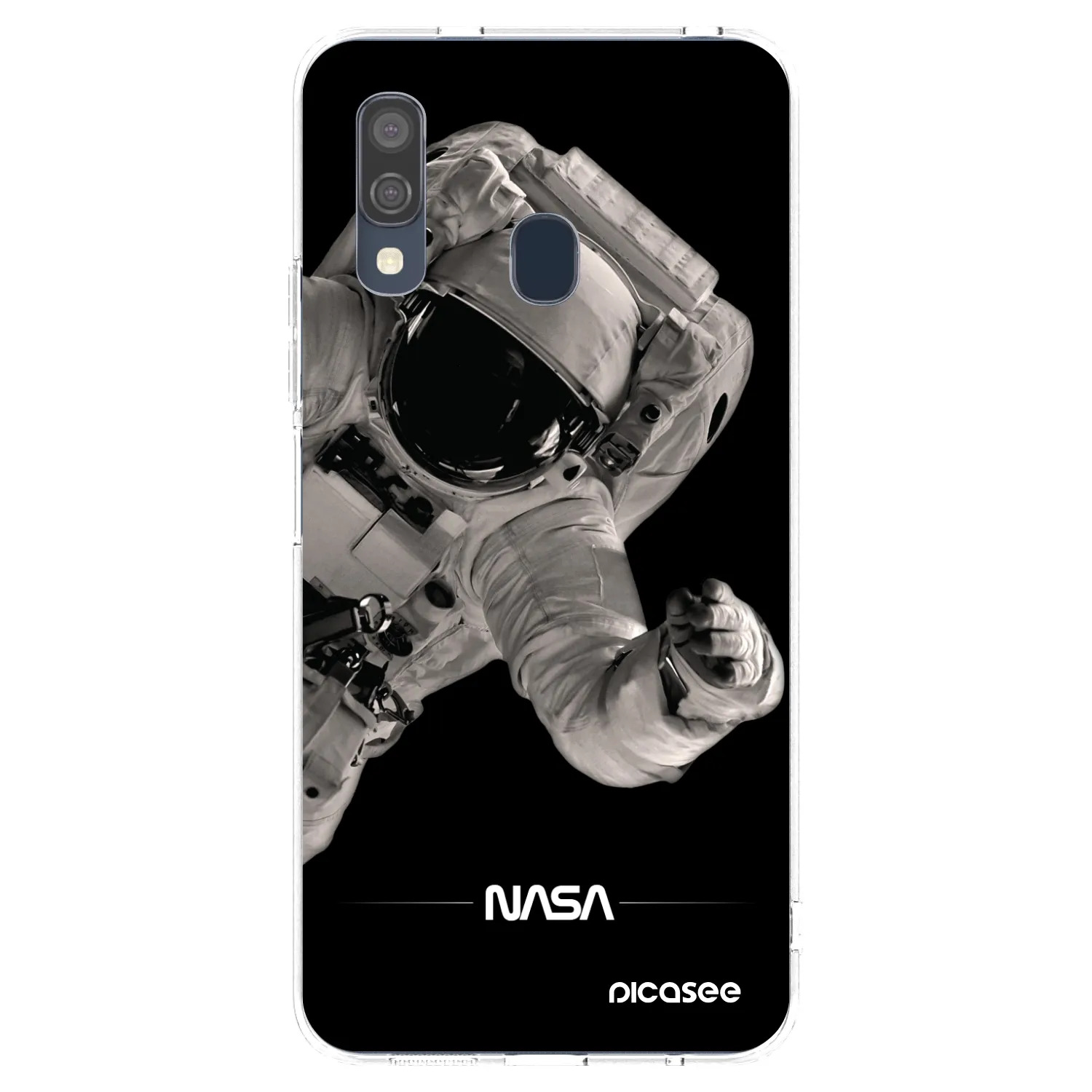Picasee husă transparentă din silicon pentru Samsung Galaxy A40 A405F - Astronaut Big