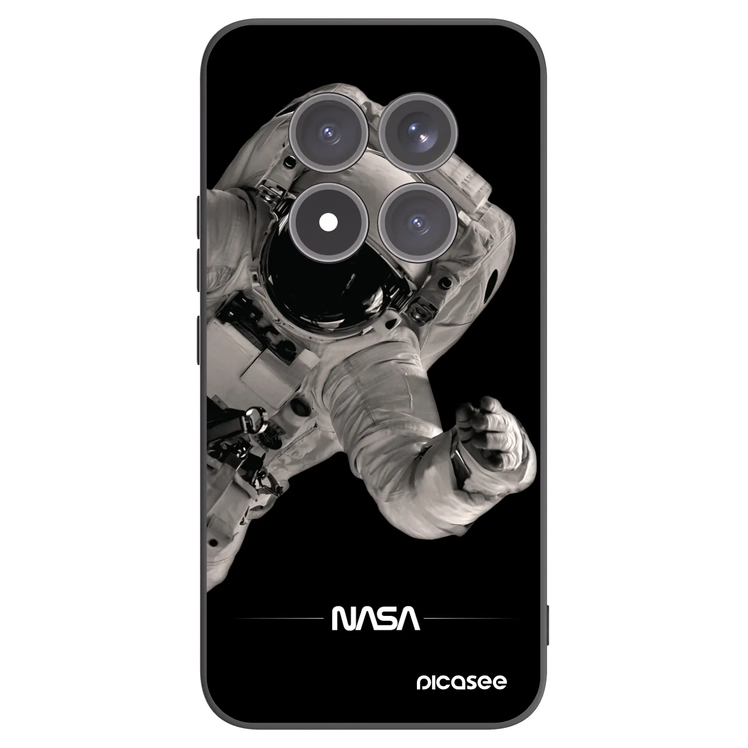 Picasee husă neagră din silicon pentru Xiaomi Redmi Note 15 Pro+ - Astronaut Big