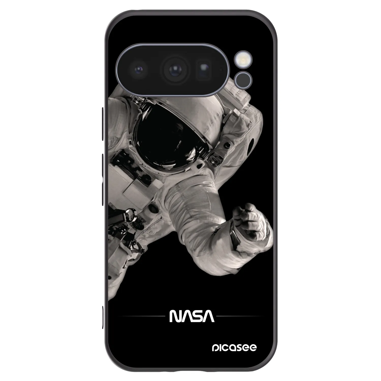 Picasee husă neagră din silicon pentru Google Pixel 10 Pro - Astronaut Big