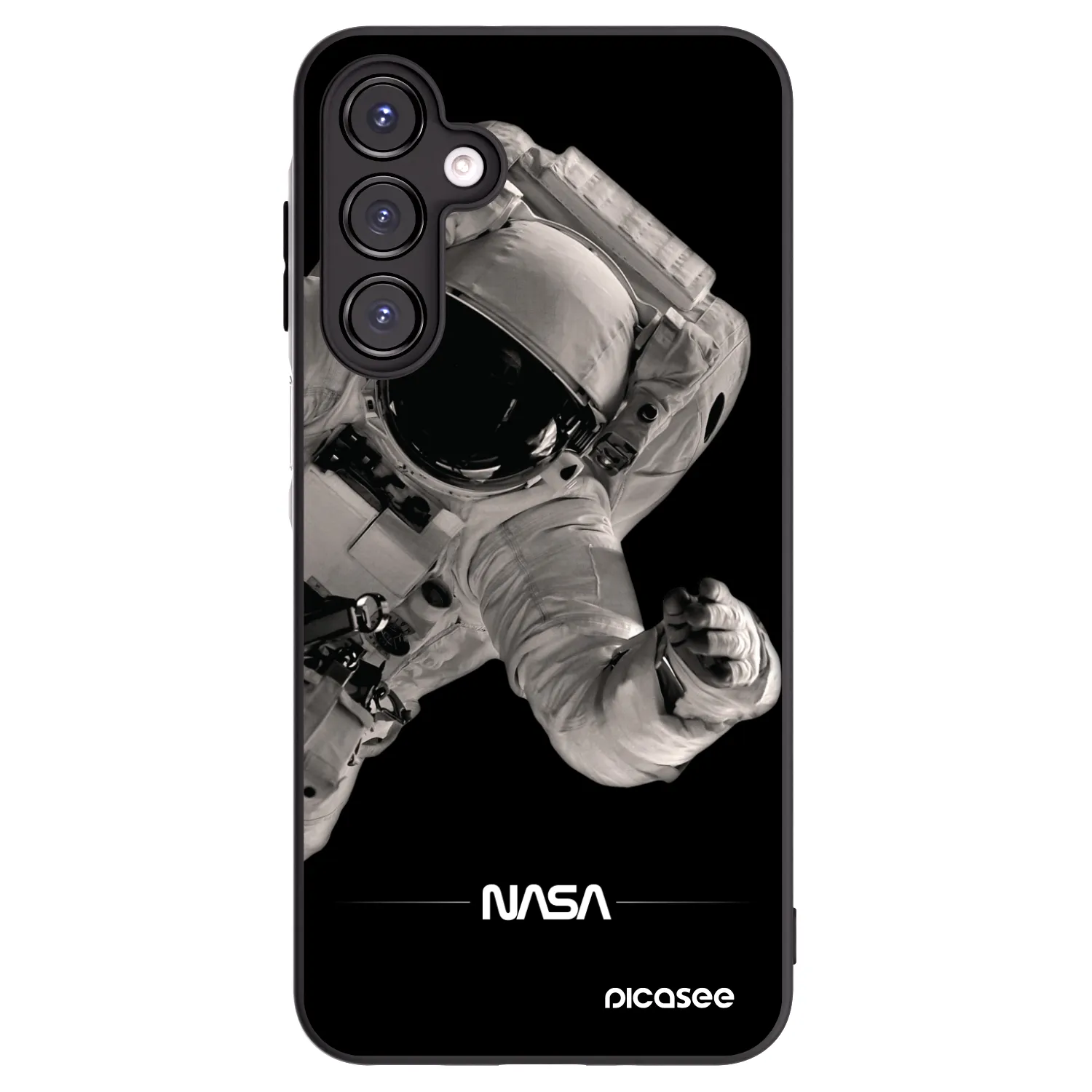 Picasee husă neagră din silicon pentru Samsung Galaxy A16 4G - Astronaut Big