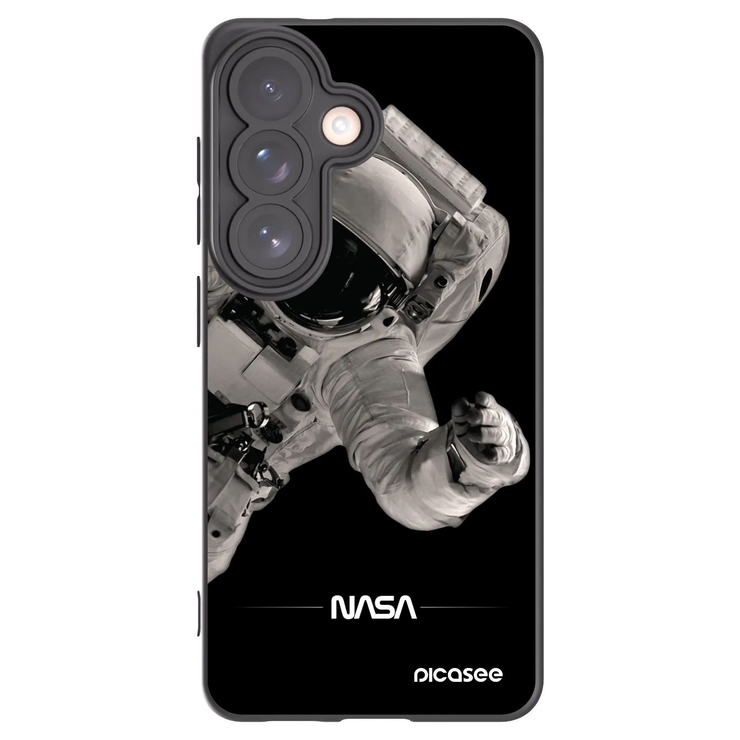 Picasee husă neagră din silicon pentru Samsung Galaxy S26 - Astronaut Big