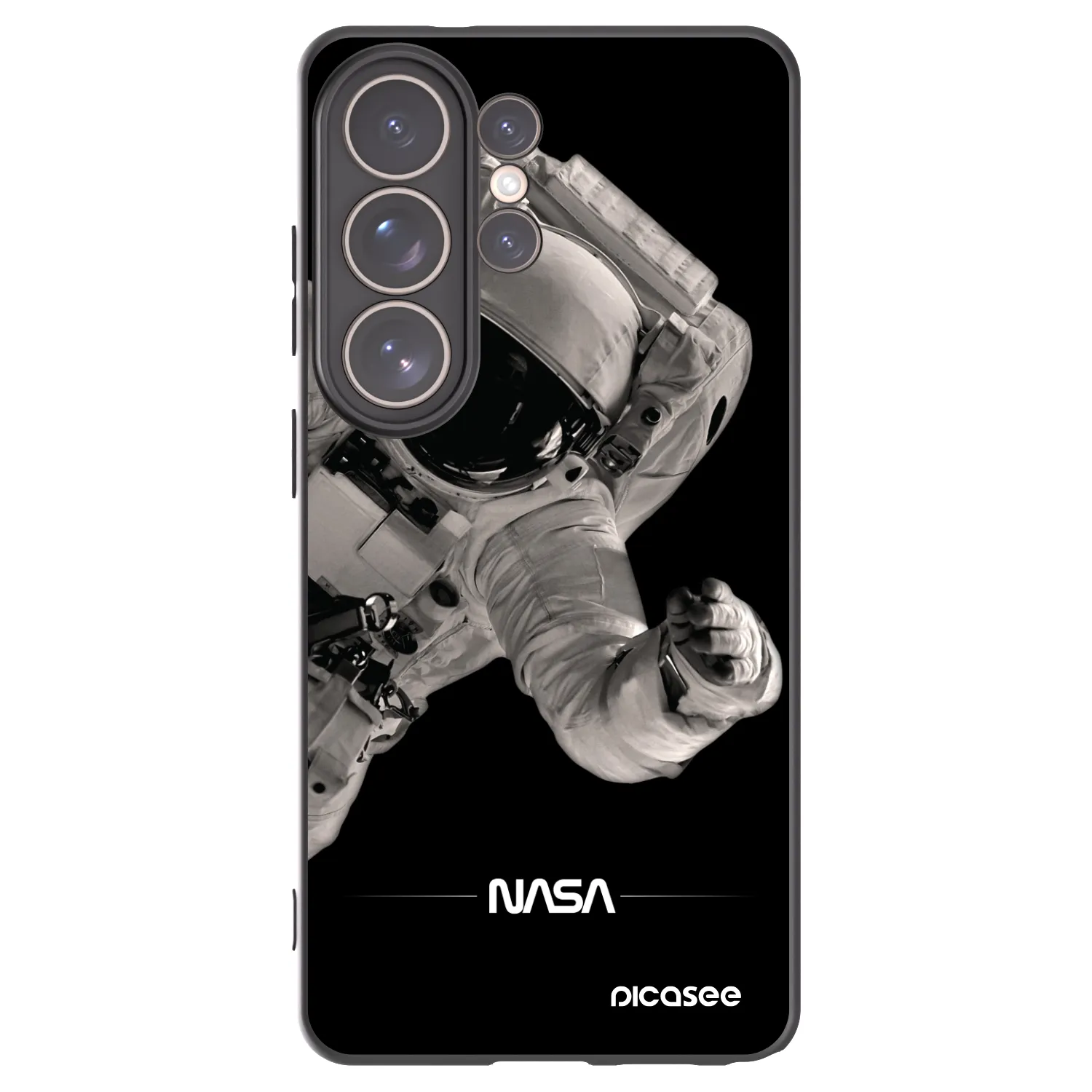 Picasee husă neagră din silicon pentru Samsung Galaxy S26 Ultra - Astronaut Big