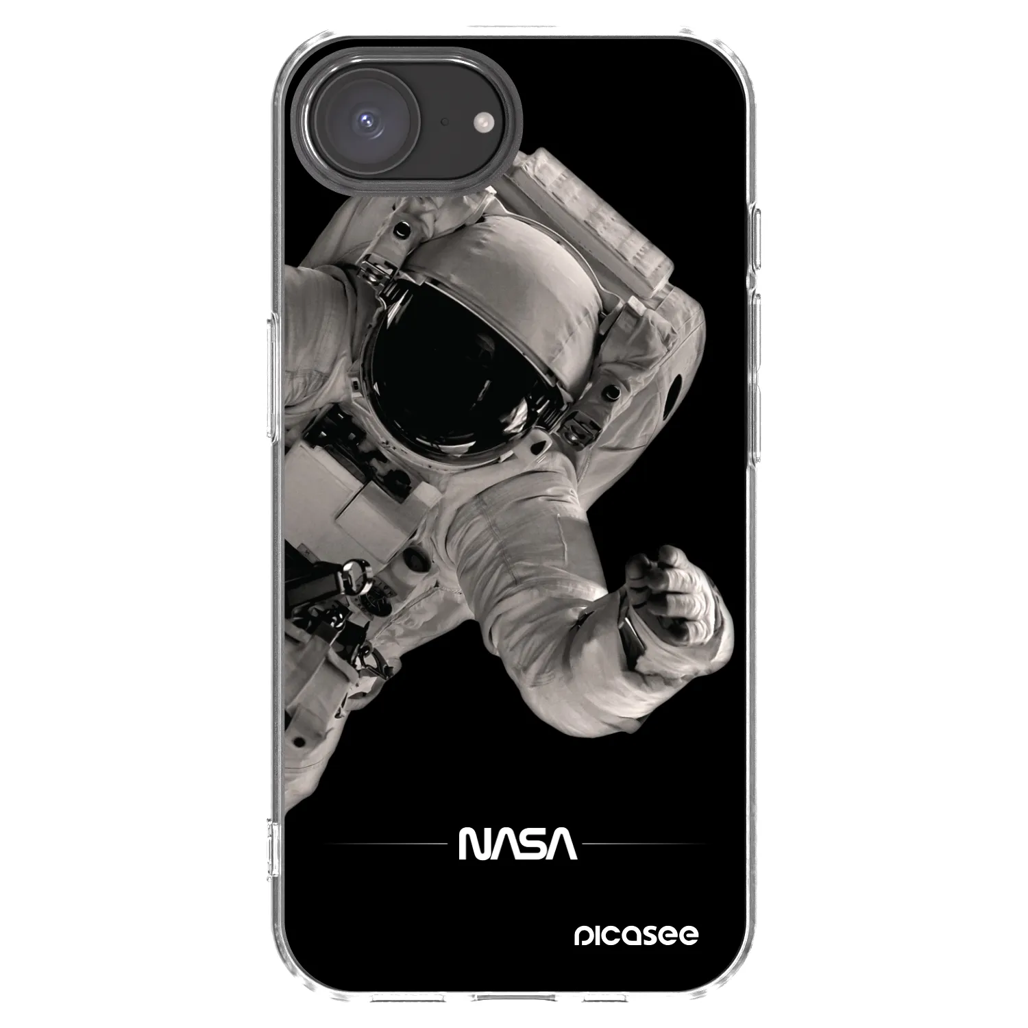 Picasee husă transparentă din silicon pentru Apple iPhone 17e - Astronaut Big