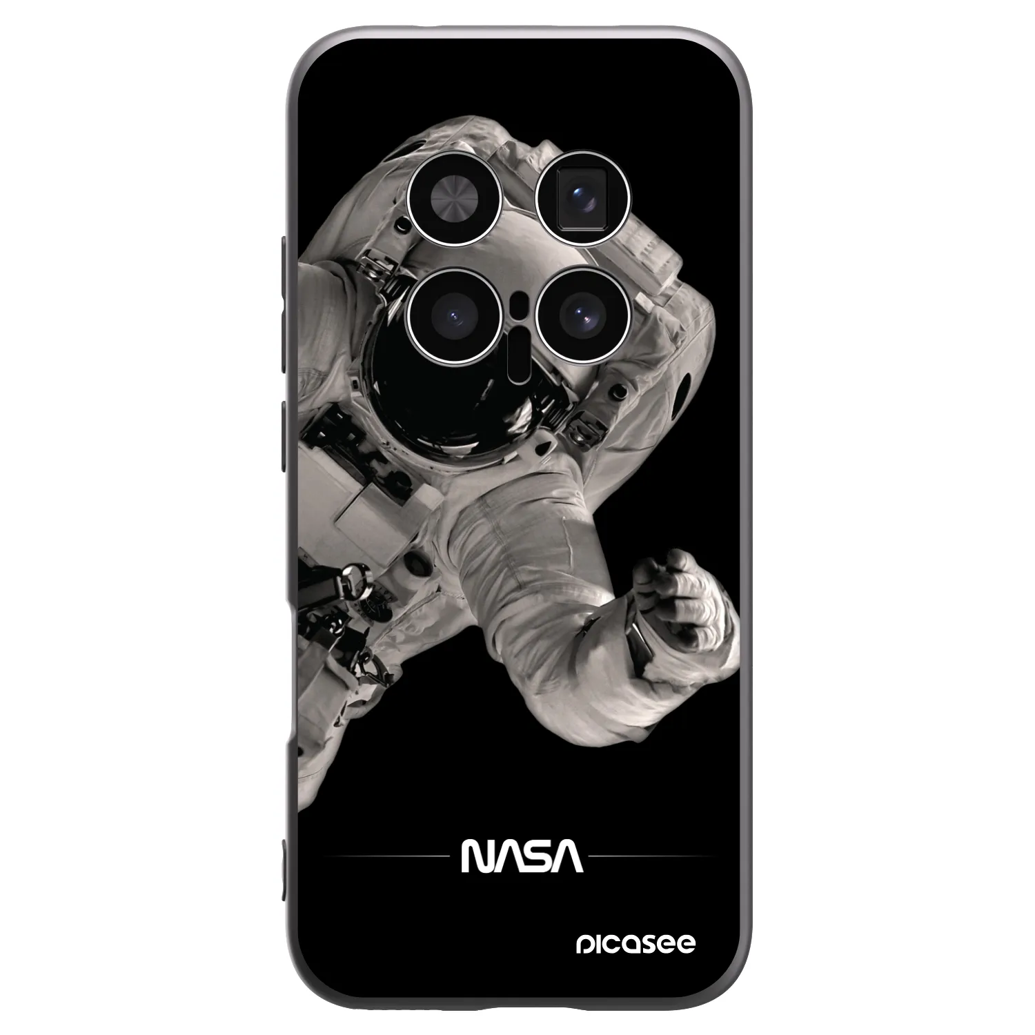 Picasee husă neagră din silicon pentru Honor Magic8 Pro 5G - Astronaut Big