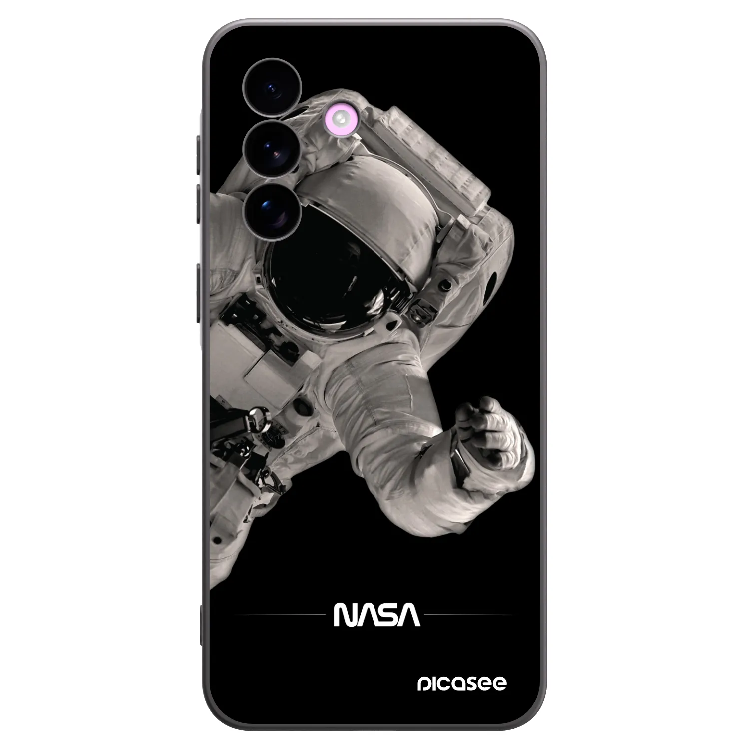 Picasee husă neagră din silicon pentru Samsung Galaxy A57 5G - Astronaut Big