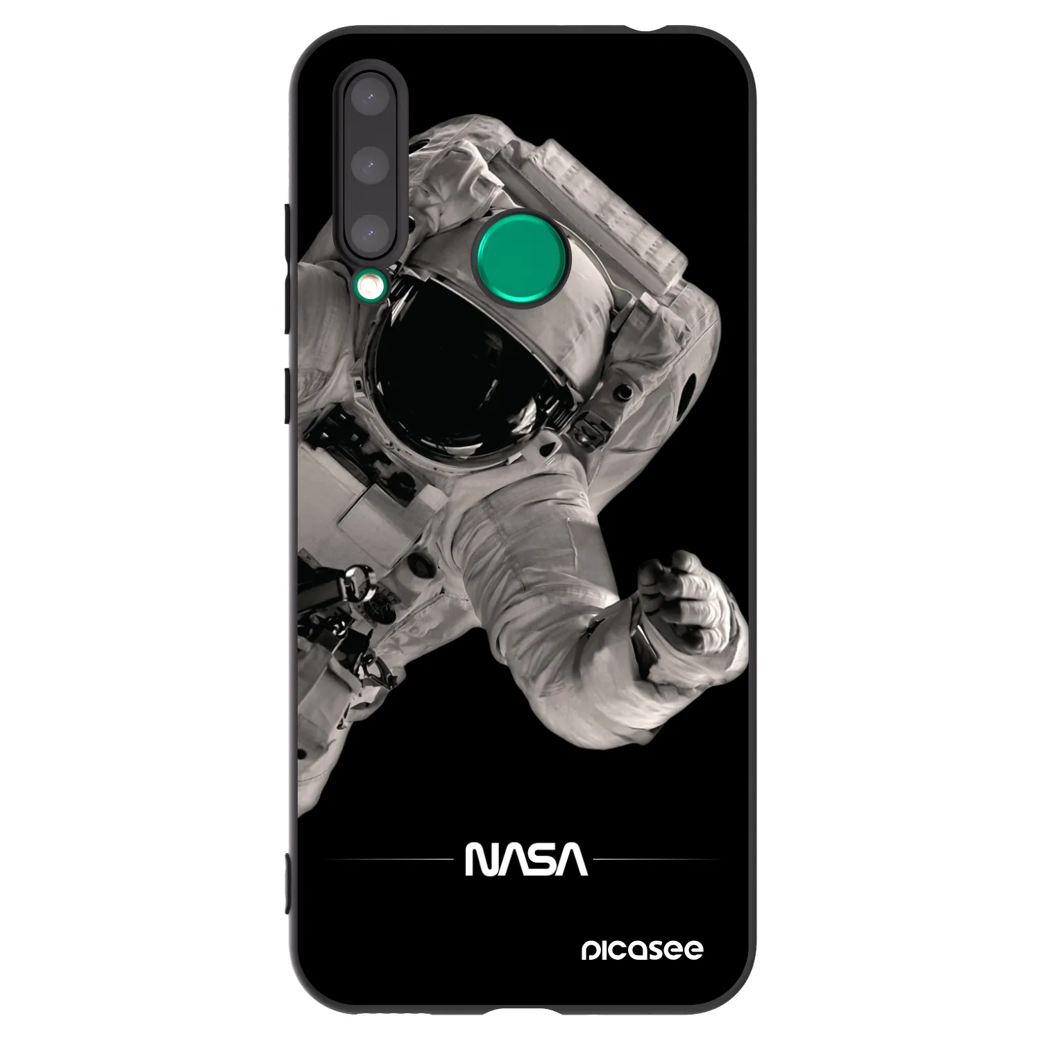Picasee husă neagră din silicon pentru Honor 20 Lite - Astronaut Big
