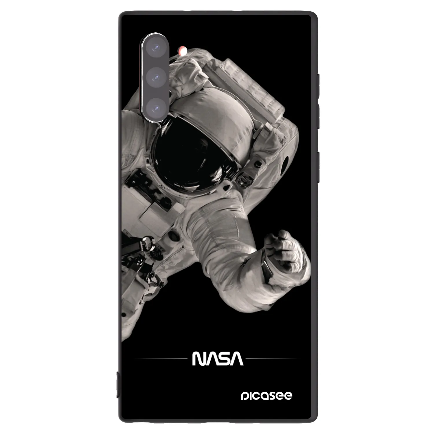 Picasee husă neagră din silicon pentru Samsung Galaxy Note 10 N970F - Astronaut Big
